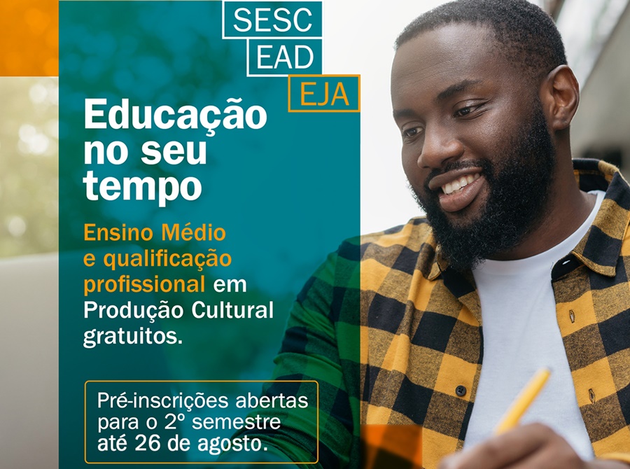 ESTUDO: Sesc Rondônia abre vagas complementares para turmas do EAD EJA 