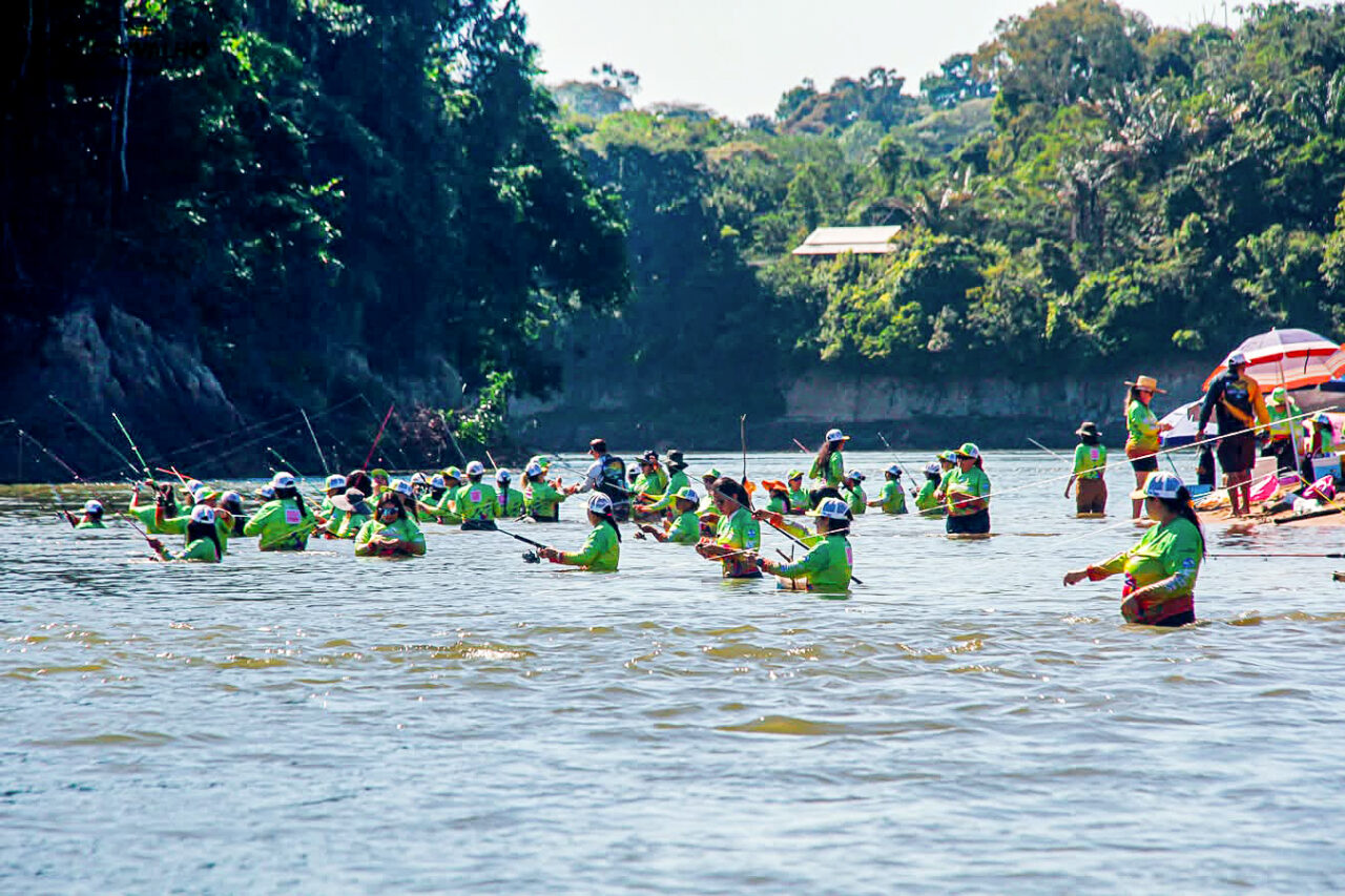 ELAS PESCANDO: Projeto realiza etapa neste final de semana, no município de Cabixi
