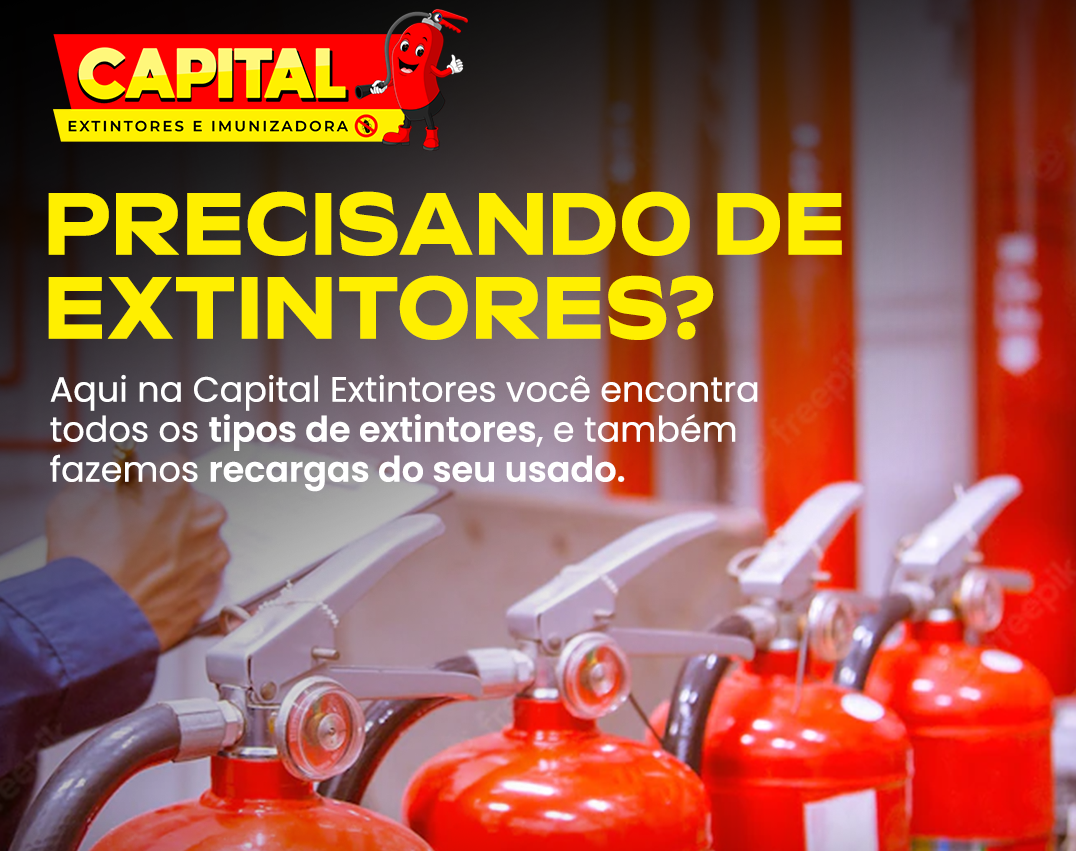 Empresa especializada em vendas, manutenção e recargas de extintores