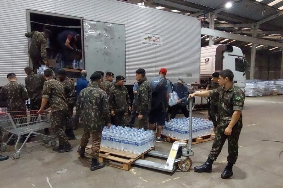 AÇÃO SOLIDÁRIA: Ajuda Humanitária enviada de Rondônia chega ao Rio Grande do Sul
