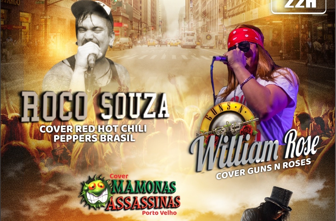 Confira os ganhadores de ingressos para o Cover Red Hot, Guns N Roses