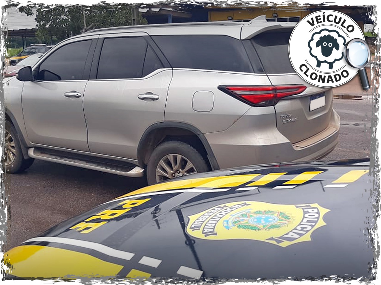 NA BR-364: SW4 apreendida em Porto Velho é clone de veículo no Rio de Janeiro