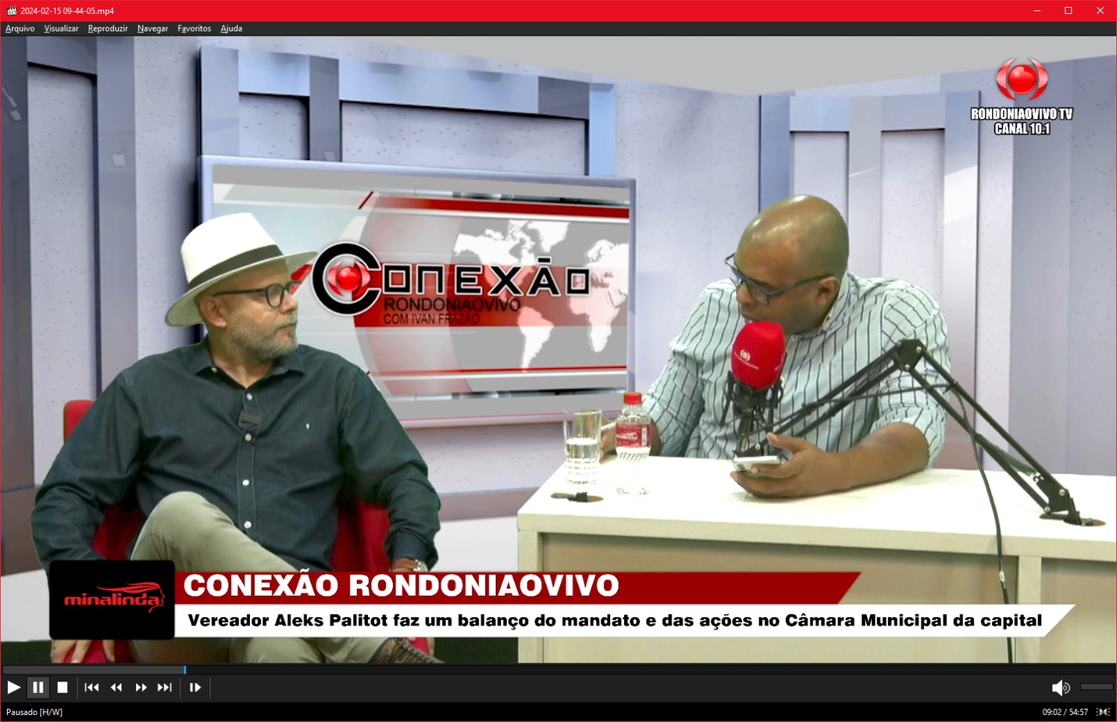 CONEXÃO RONDONIAOVIVO:   Ver. Aleks Palitot faz um balanço do mandato e das ações no Câmara Municipal 