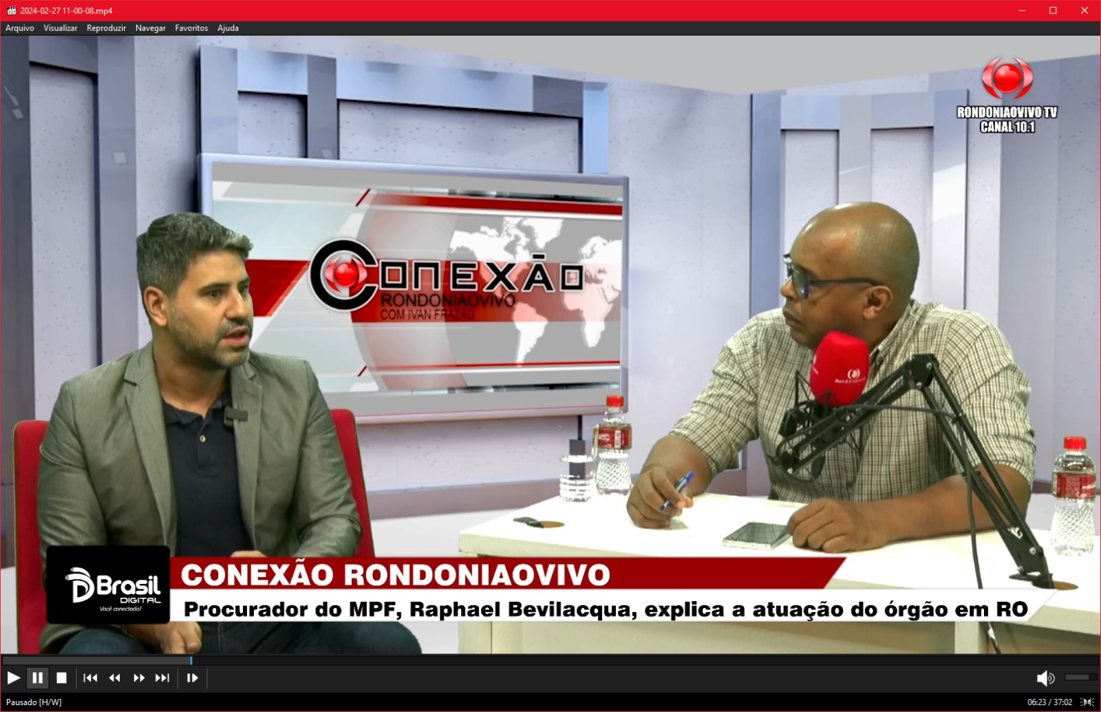 CONEXÃO RONDONIAOVIVO:    Procurador do MPF, Raphael Bevilacqua, explica a atuação do órgão em RO