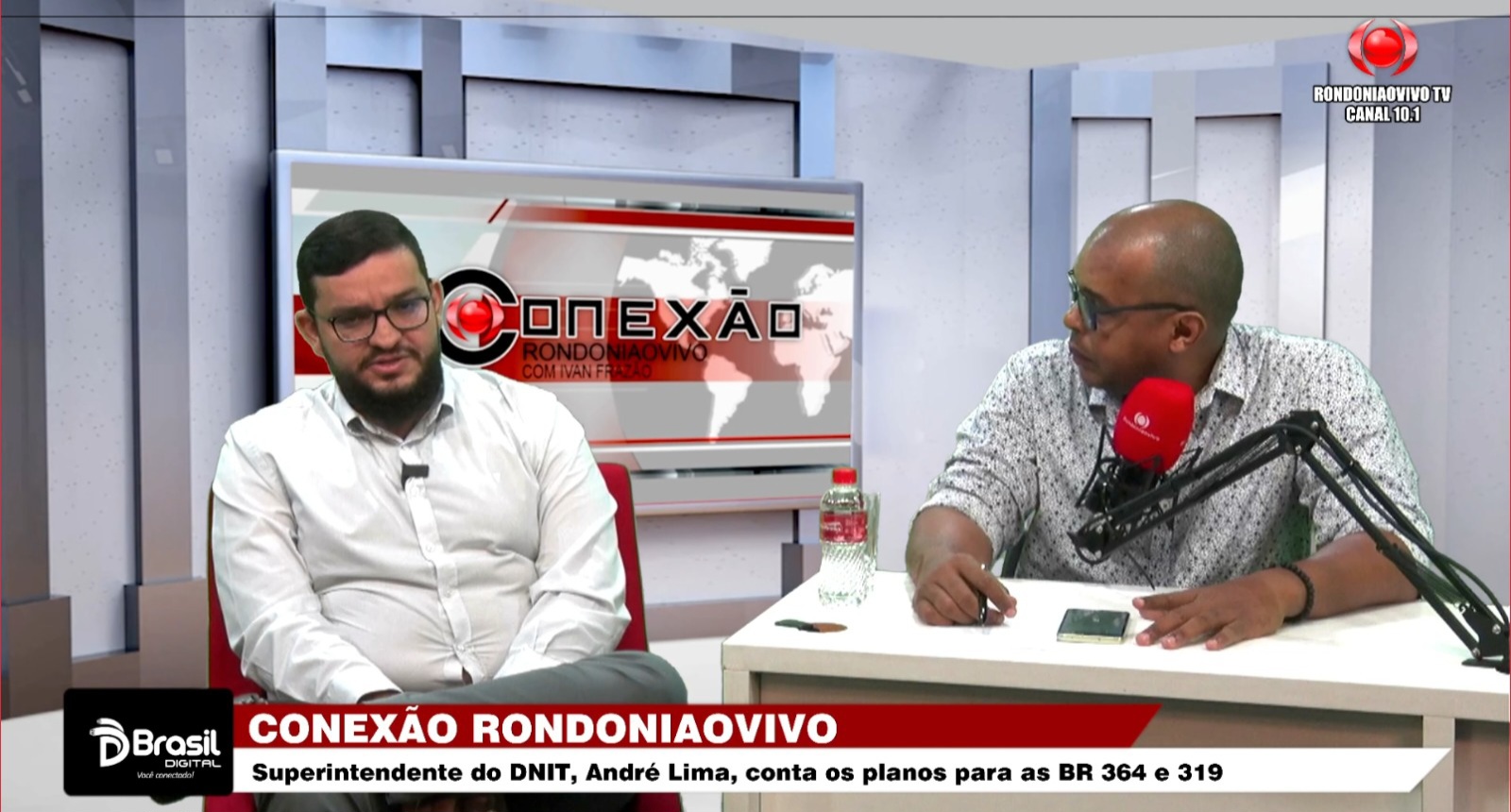 CONEXÃO RONDONIAOVIVO:   Superintendente do DNIT, André Santos, explica as ações nas estradas de RO
