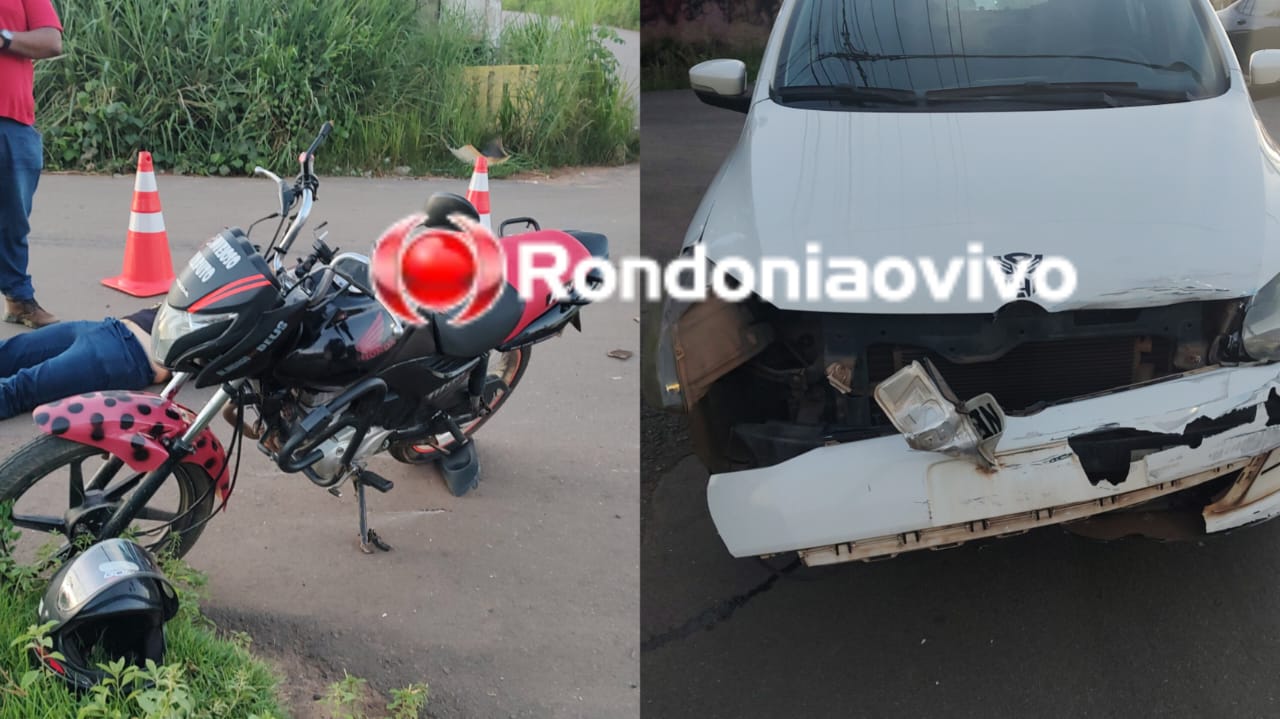 NA RIO DE JANEIRO: Moto aplicativo e passageira são atropelados por carro