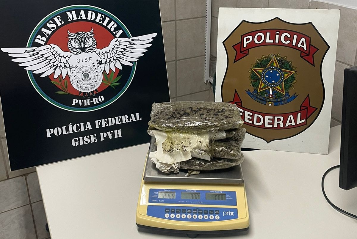 PF INTERCEPTOU: Acreana tentava embarcar em avião de Porto Velho à Paraíba com droga no corpo 