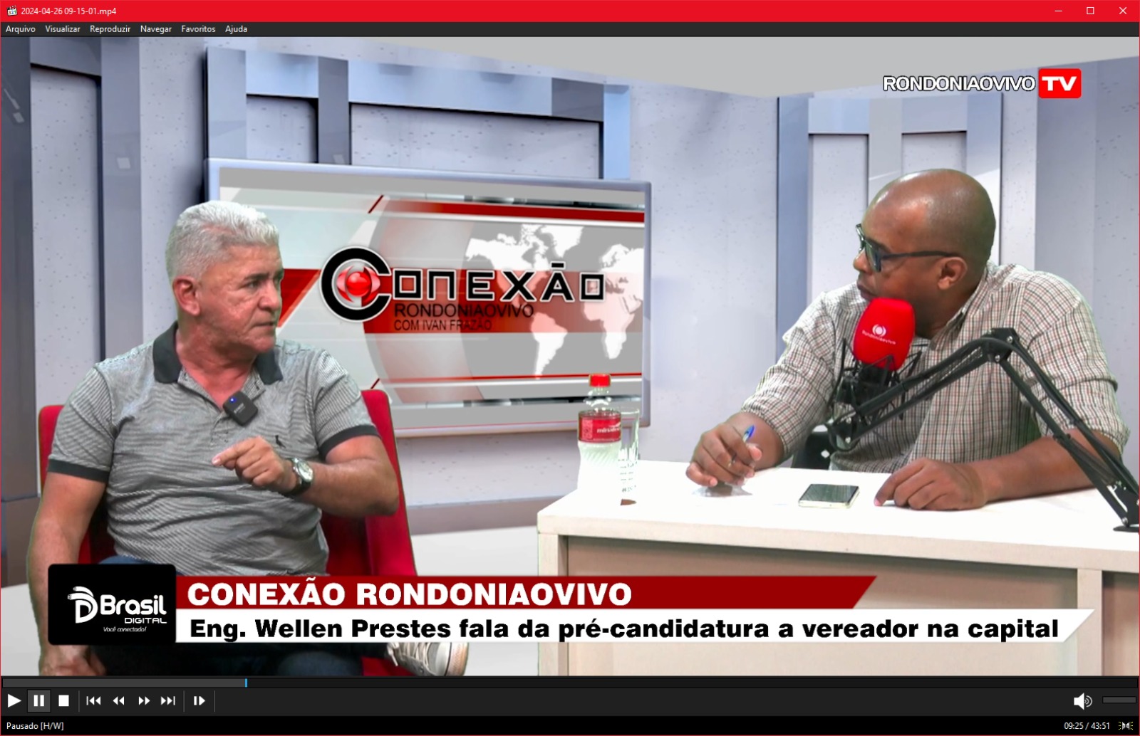 CONEXÃO RONDONIAOVIVO: Eng. Wellen Prestes fala da pré-candidatura a vereador na capital
