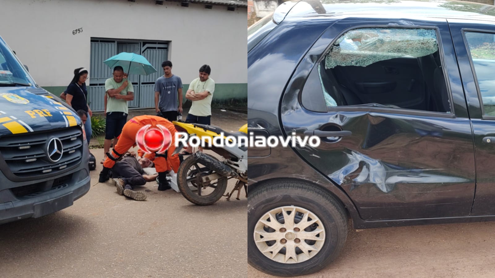 VÍDEO: Motociclista sofre grave acidente ao avançar preferencial na capital