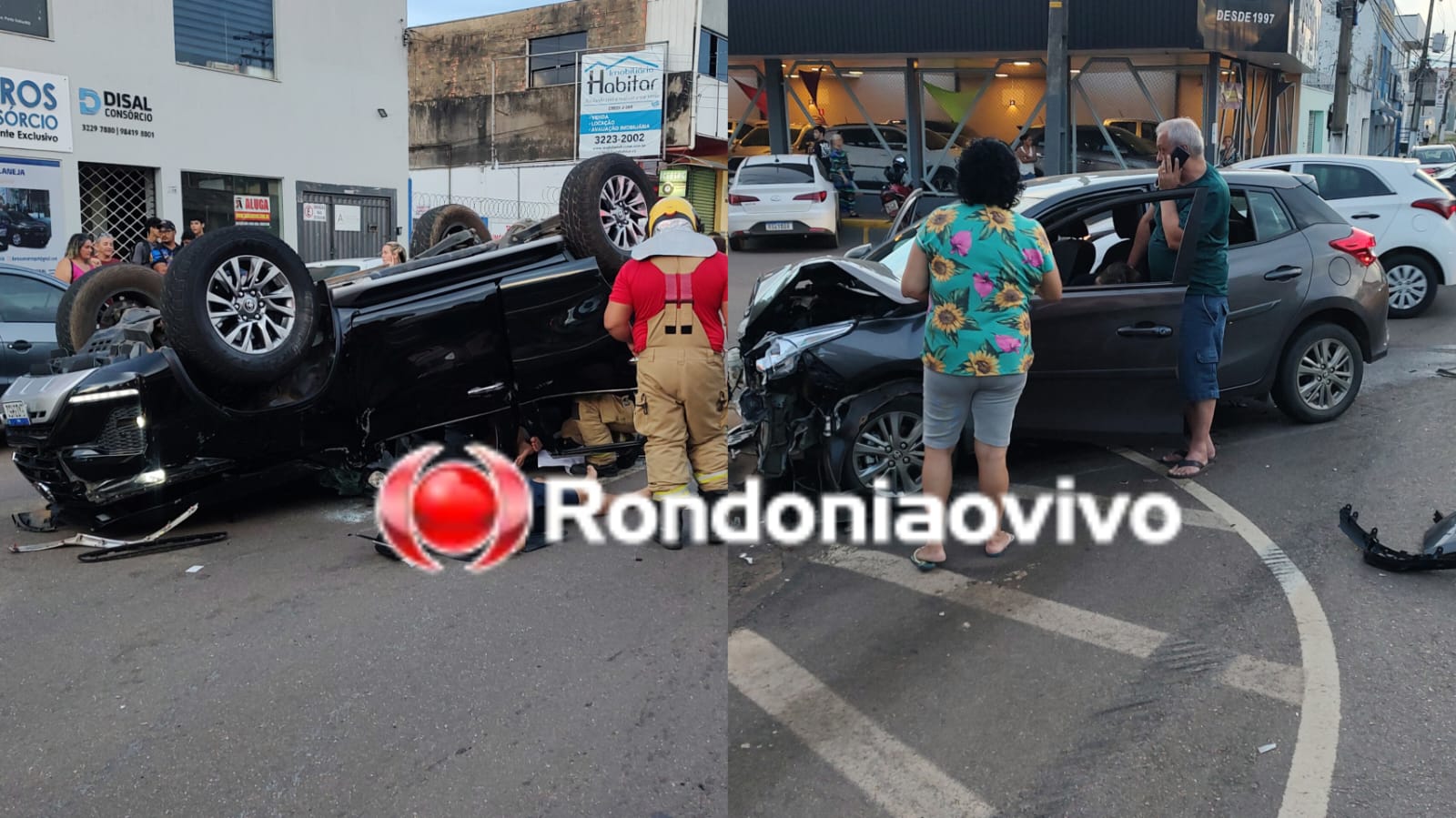 NA ABUNÃ: Capotamento de SW4 deixa três pessoas gravemente feridas