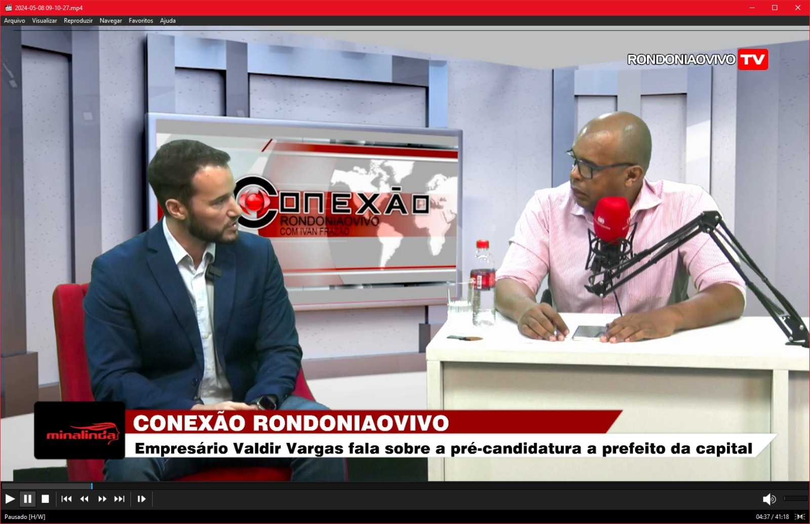 CONEXÃO RONDONIAOVIVO:   Empresário Valdir Vargas fala sobre a pré-candidatura a prefeito da capital