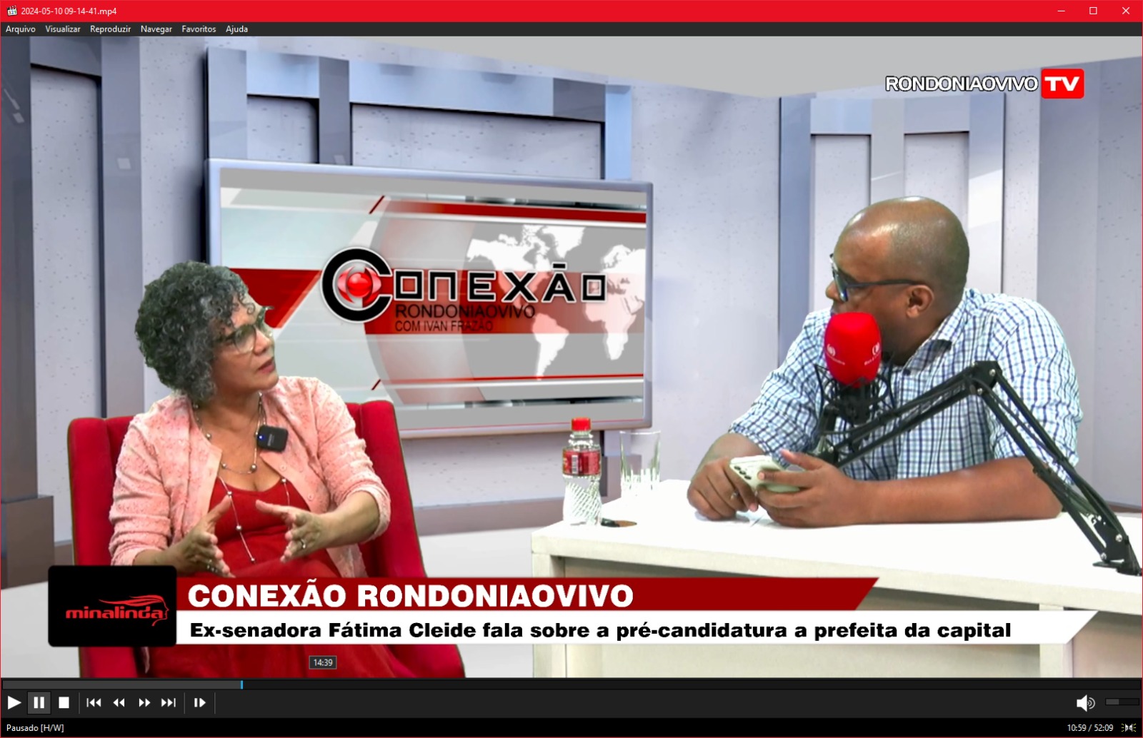 CONEXÃO RONDONIAOVIVO:   Ex-senadora Fátima Cleide fala sobre a pré-candidatura a prefeita da capital