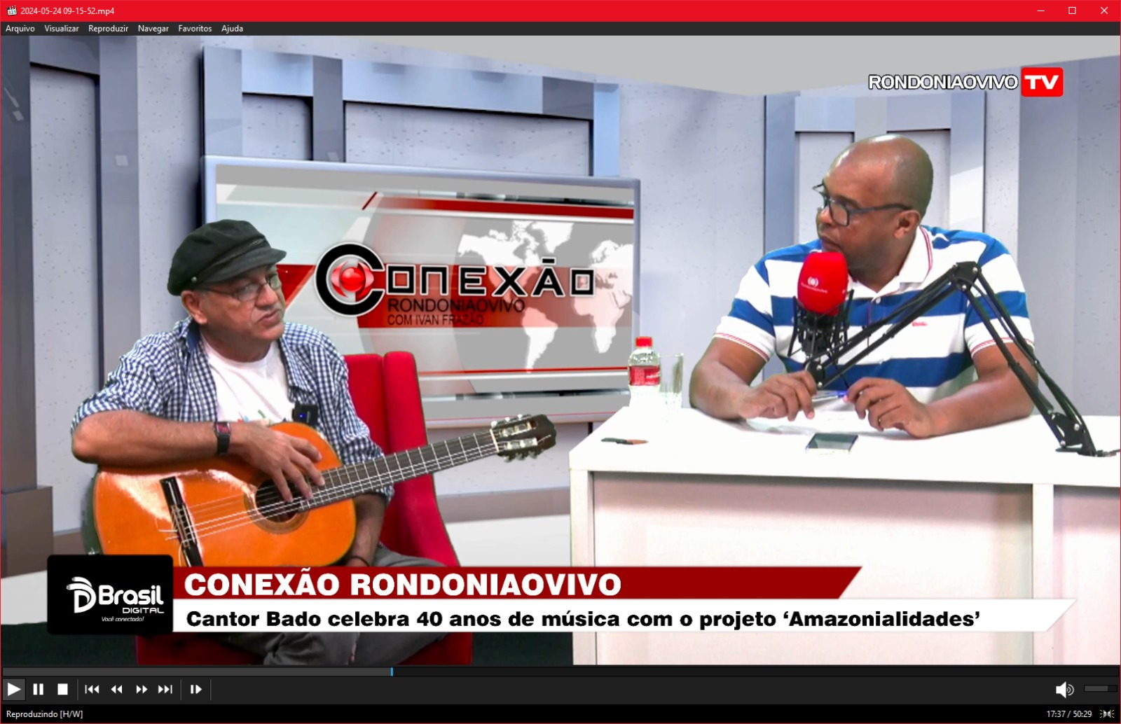 CONEXÃO RONDONIAOVIVO:   Cantor Bado celebra 40 anos de música com o projeto ‘Amazonialidades’