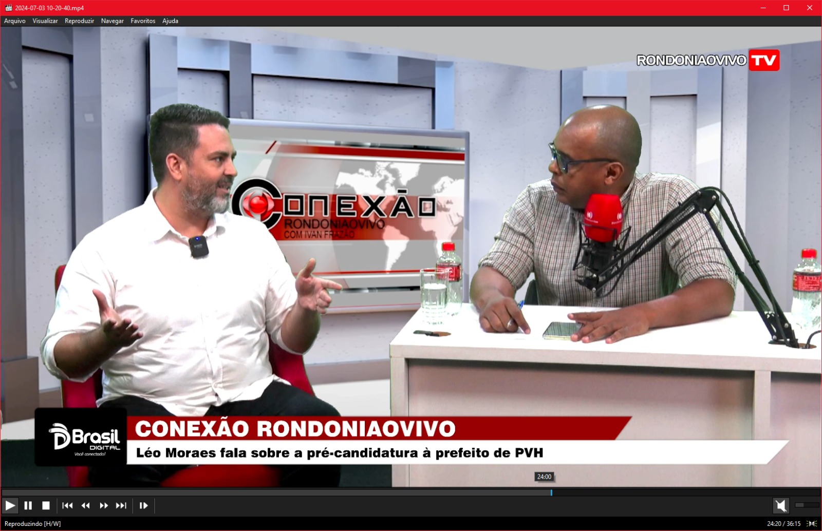 CONEXÃO RONDONIAOVIVO: Léo Moraes explica a pré-candidatura a prefeito de Porto Velho