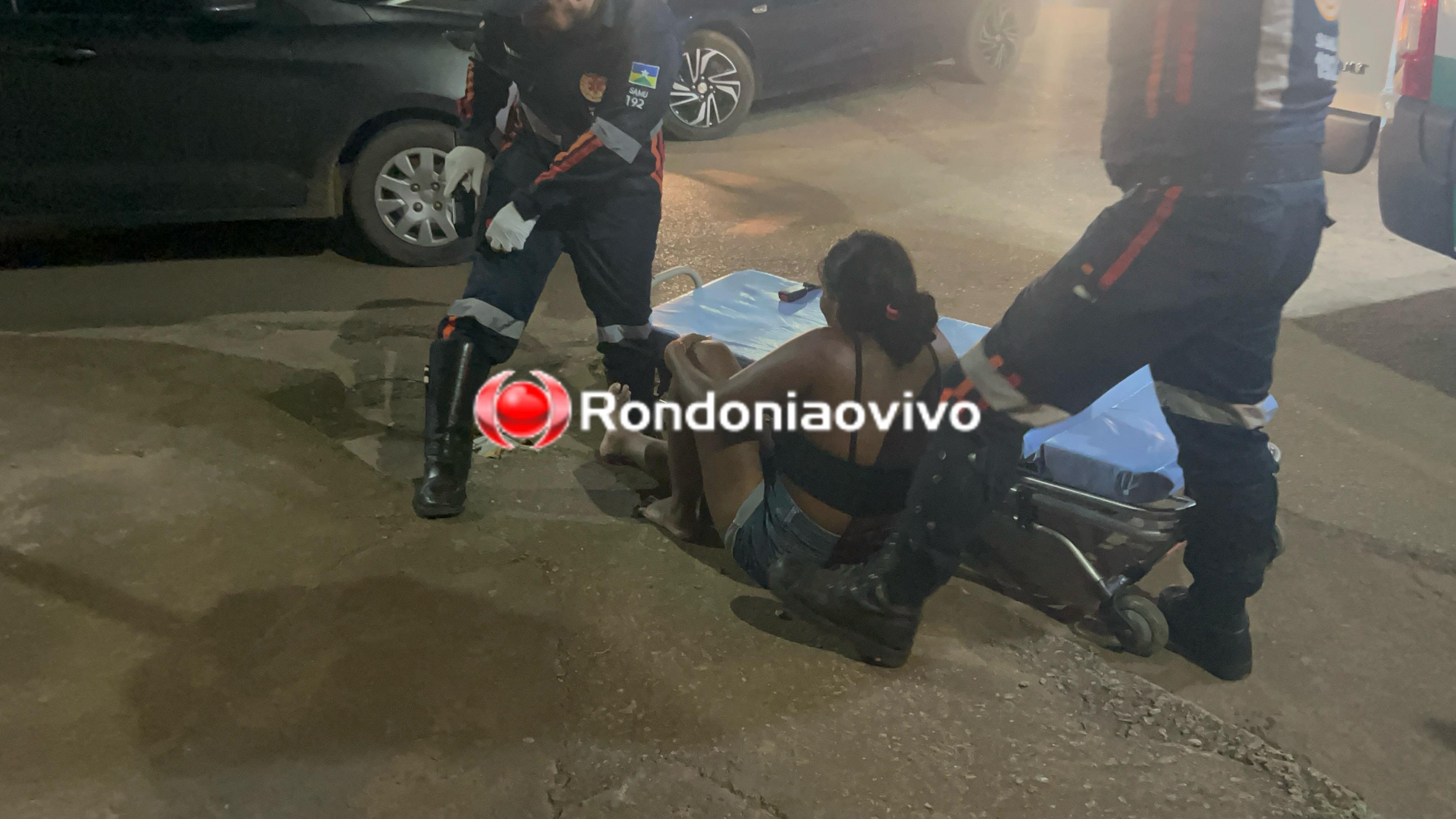 NA ANGICO: Casal fica lesionado depois de colisão contra carro