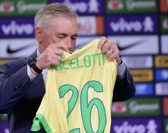 SELEÇÃO BRASILEIRA: Novo técnico Ancelloti faz sua primeira convocação