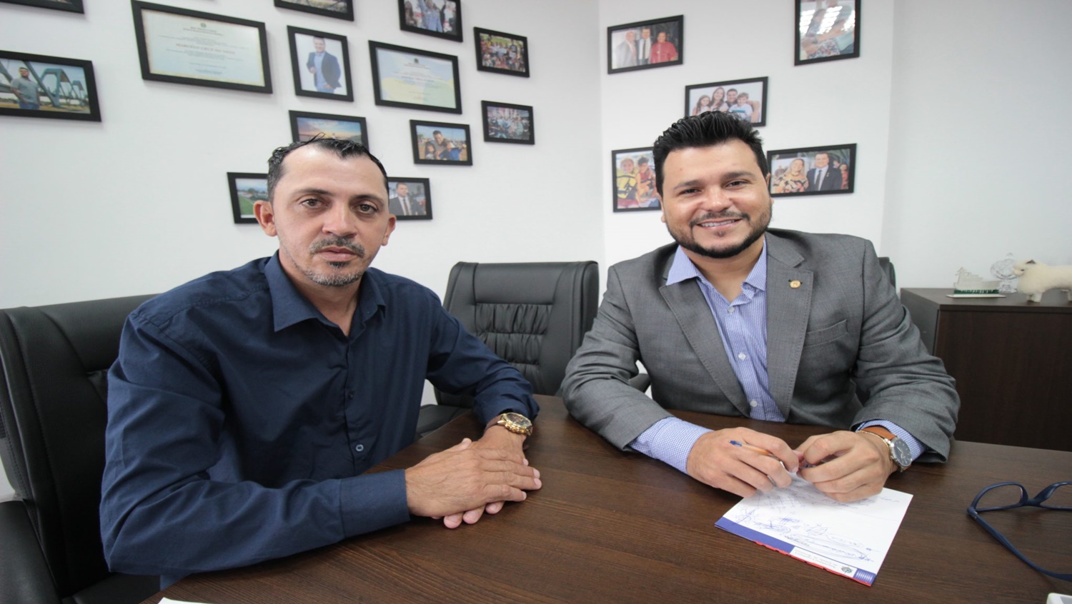 SOLICITAÇÕES: Marcelo Cruz recebe o Presidente da Câmara de Vereadores de Urupá