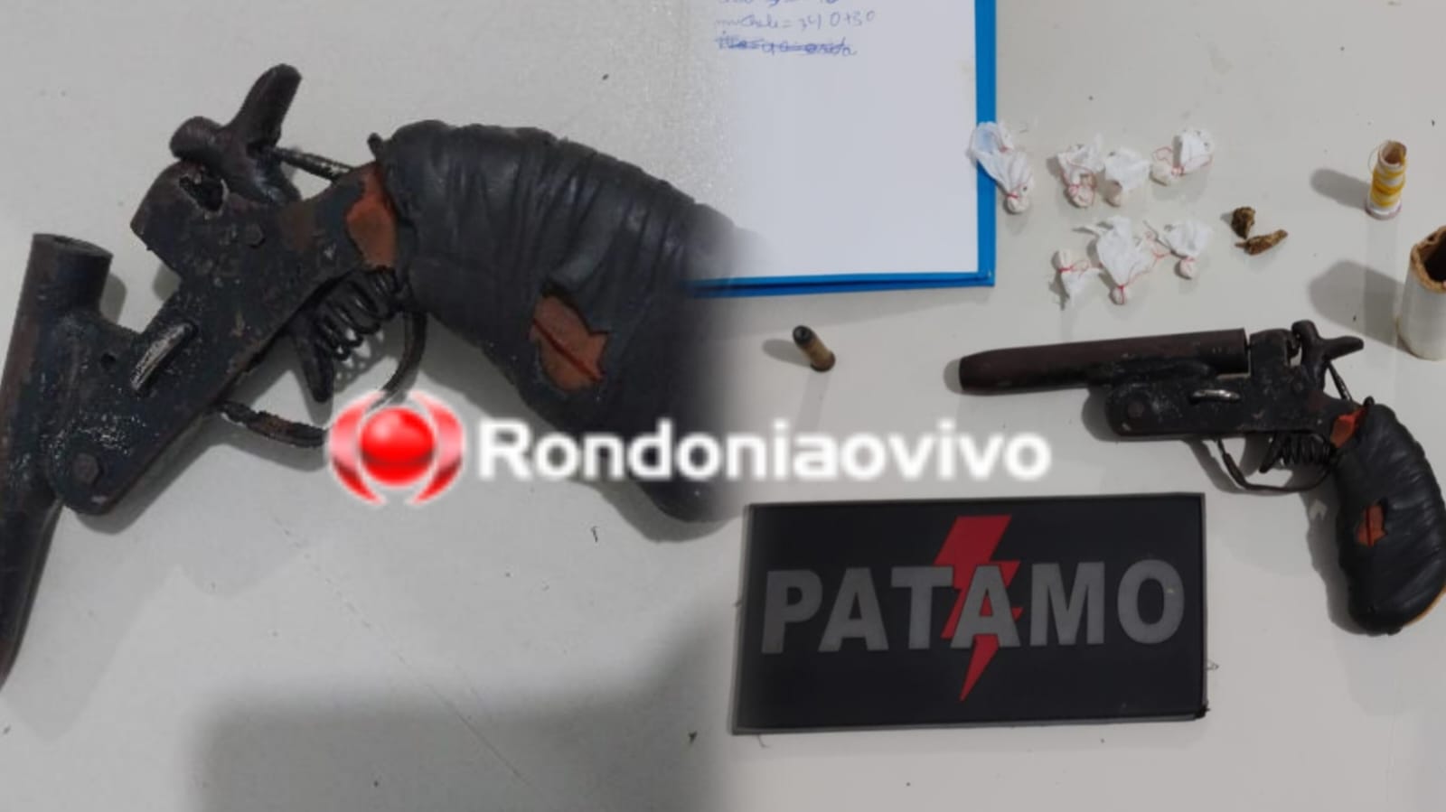 NO SANTANA: Armado, acusado de tráfico tenta fugir correndo, mas é preso pelo Patamo