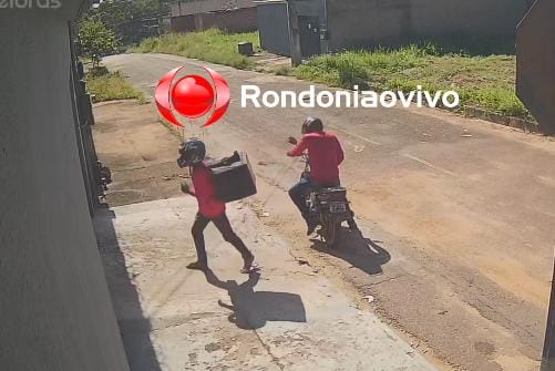 ASSISTA: Vídeo mostra criminosos disfarçados de motoboys tentando invadir residência
