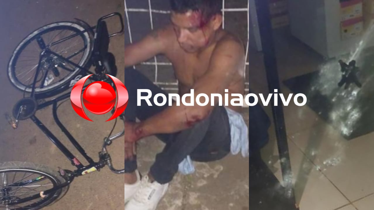 CASTIGADO: Ladrão quebra o braço após tentar furtar Mega Modas e sofrer queda na fuga