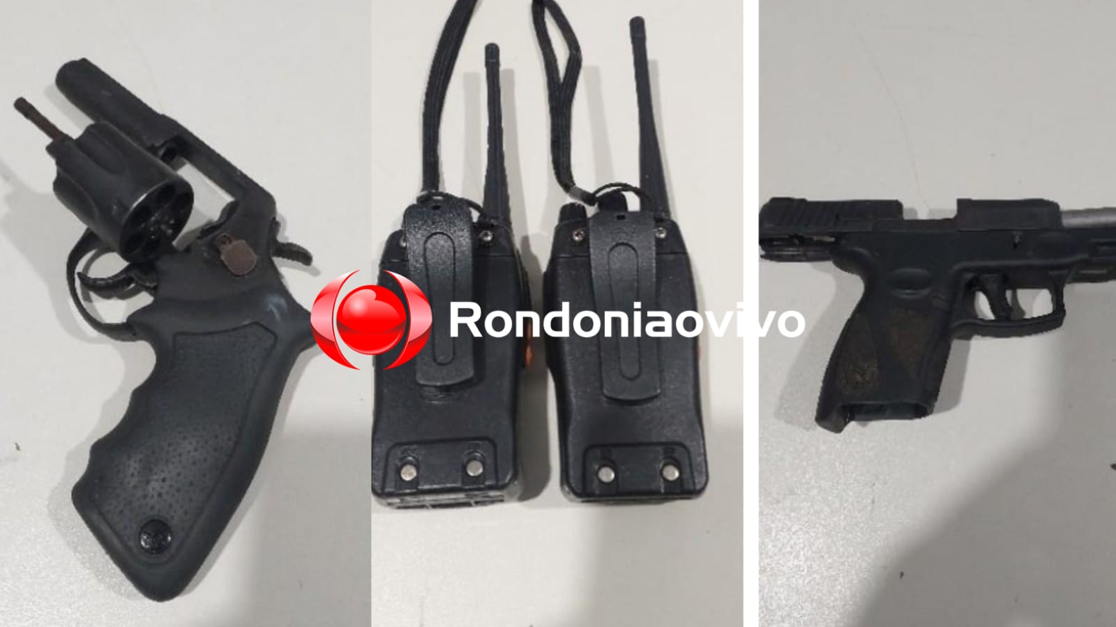 CRISTAL DA CALAMA: PM prende três membros do CV com armas e evita ataques a tiros 