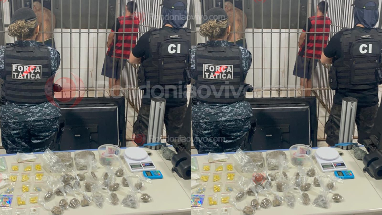 VEJA VÍDEO: Divisão de Operações e Força Tática prendem dupla do CV com droga sintética