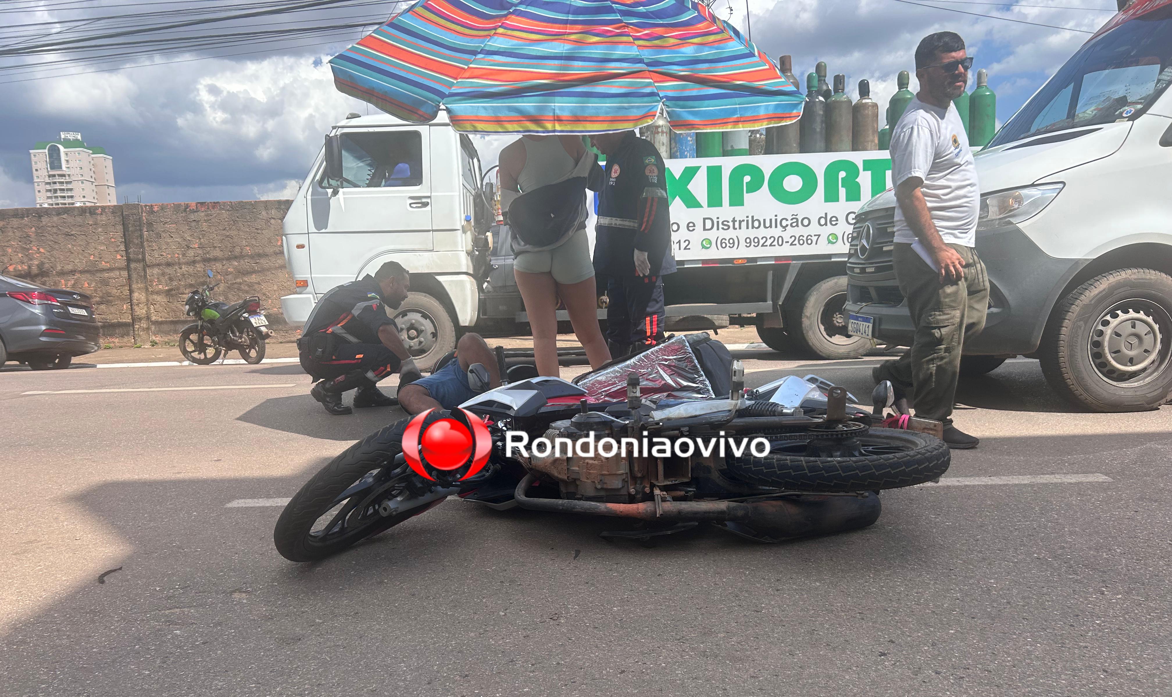 VEJA: Acidente deixa dois motociclistas feridos na 7 de Setembro