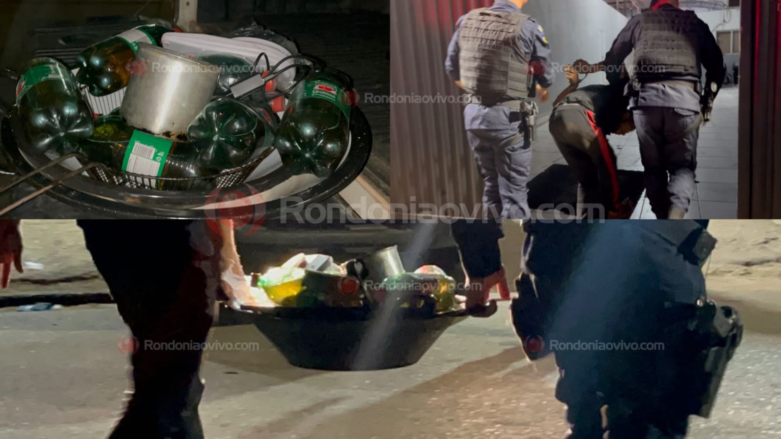 PEGO NO FLAGRA: Acusado de furtar refrigerantes em lanchonete leva surra da população