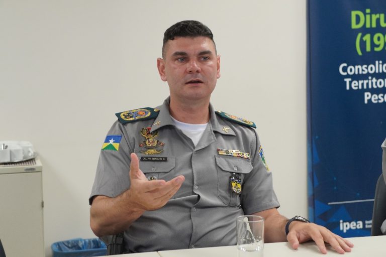 VISITA: Comandante-Geral da PMRO discute estratégias de segurança em Vilhena