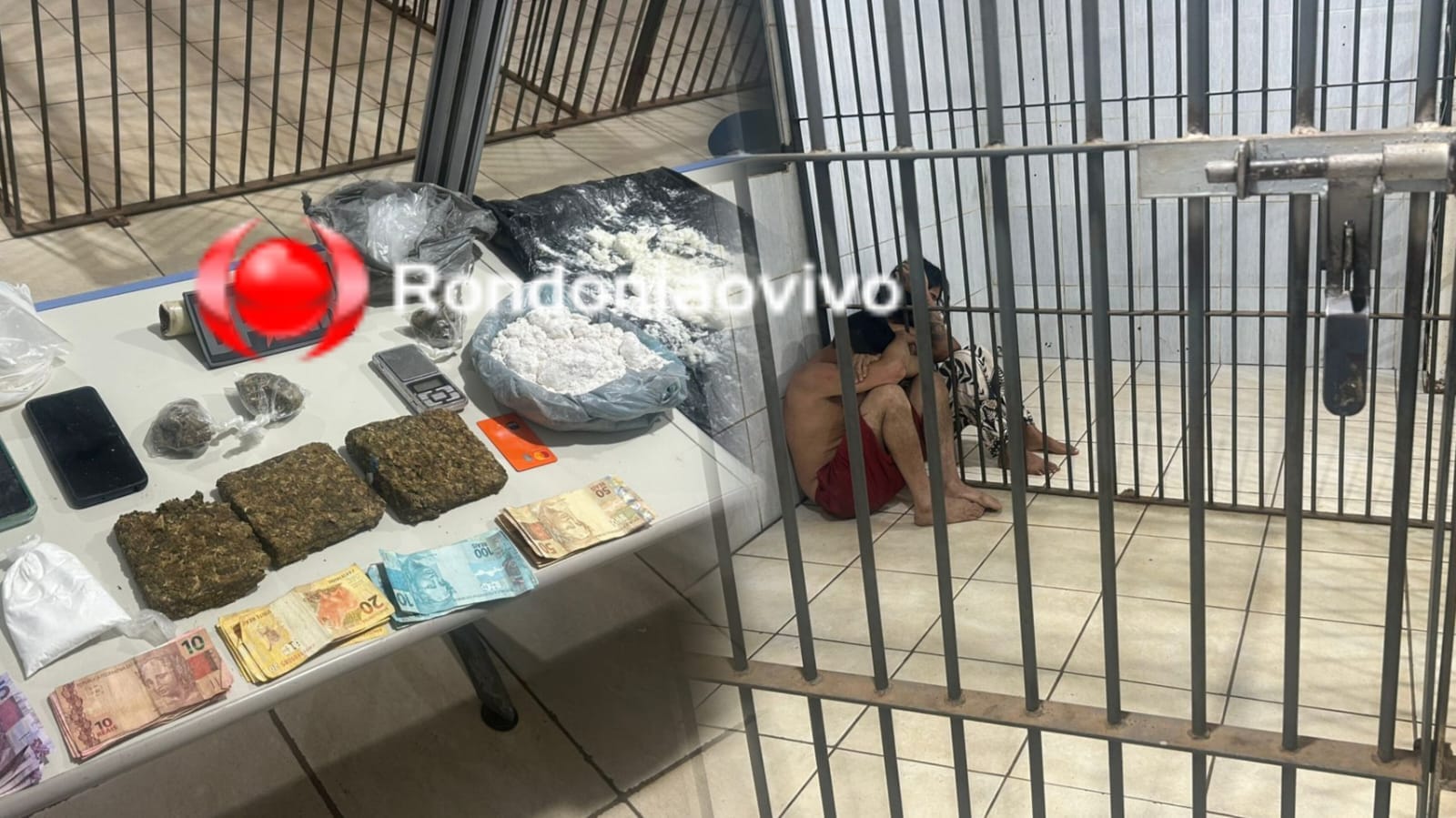 TRÁFICO: Casal é preso com dois quilos e meio de drogas na Rei Salomão