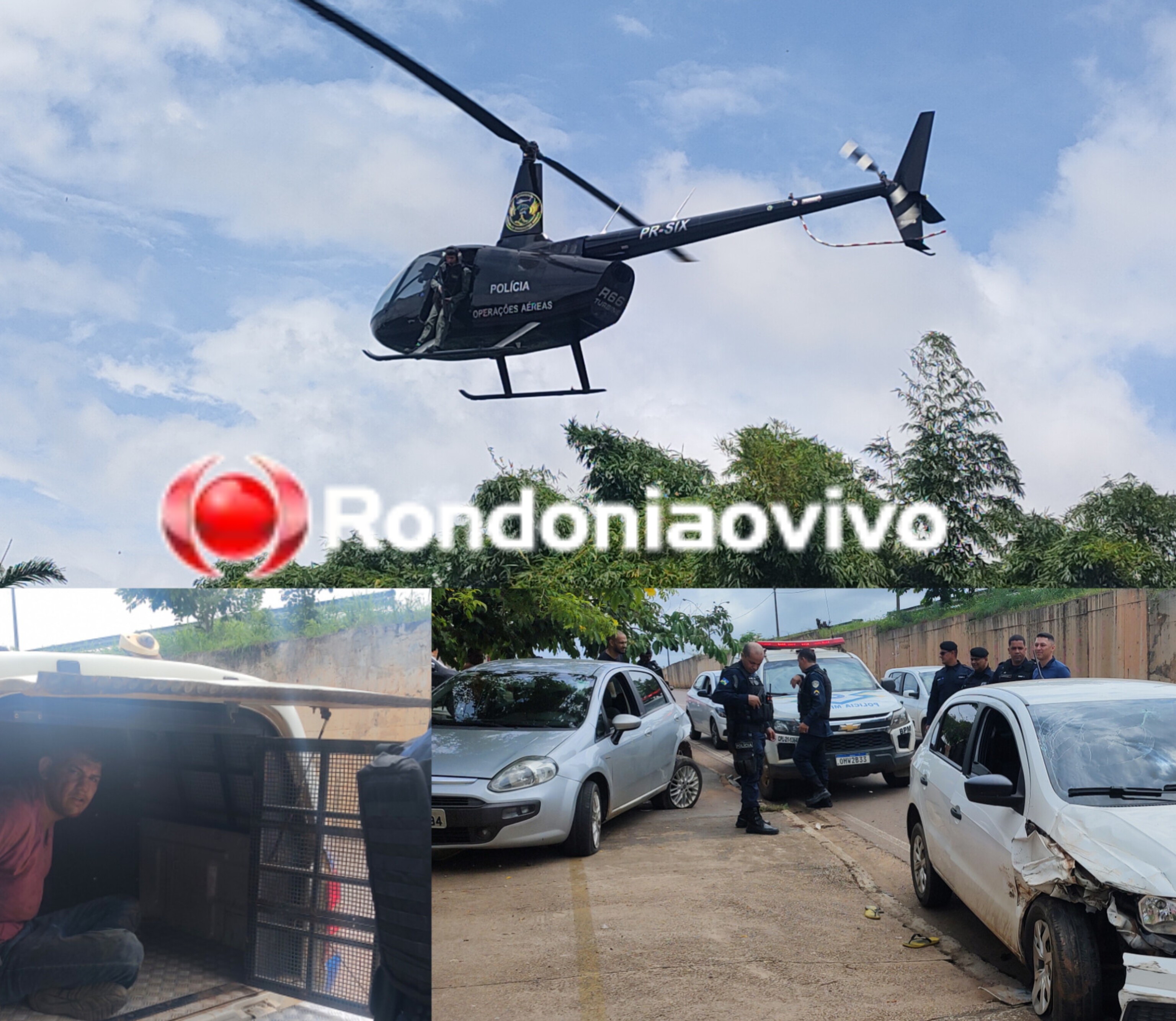 PRESOS APÓS CERCO: 'Ladrões do Gol branco' são acusados de vários roubos e furtos em residências 