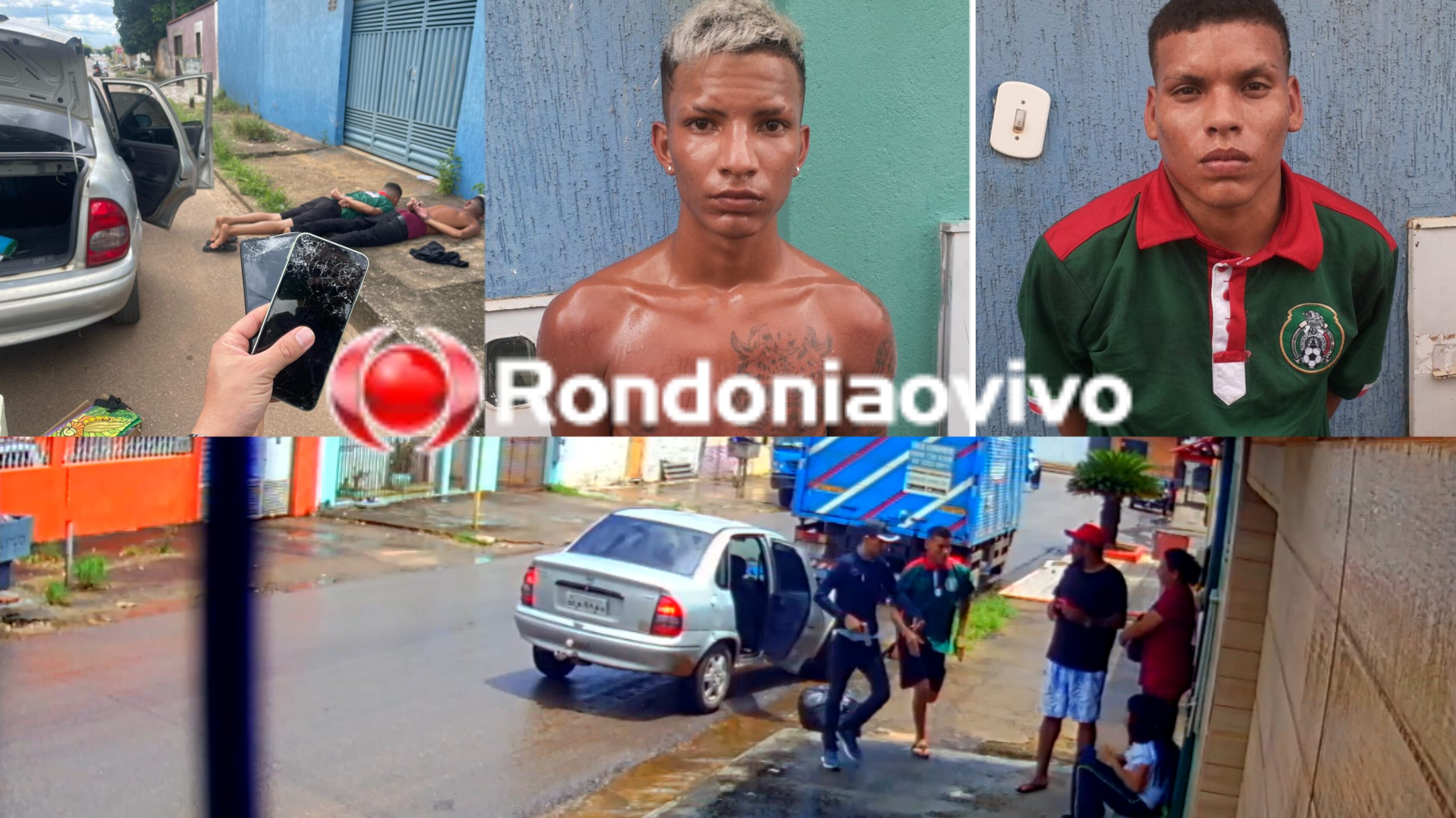 VÍDEO: Criminosos do Classic filmados roubando são presos após perseguição policial 