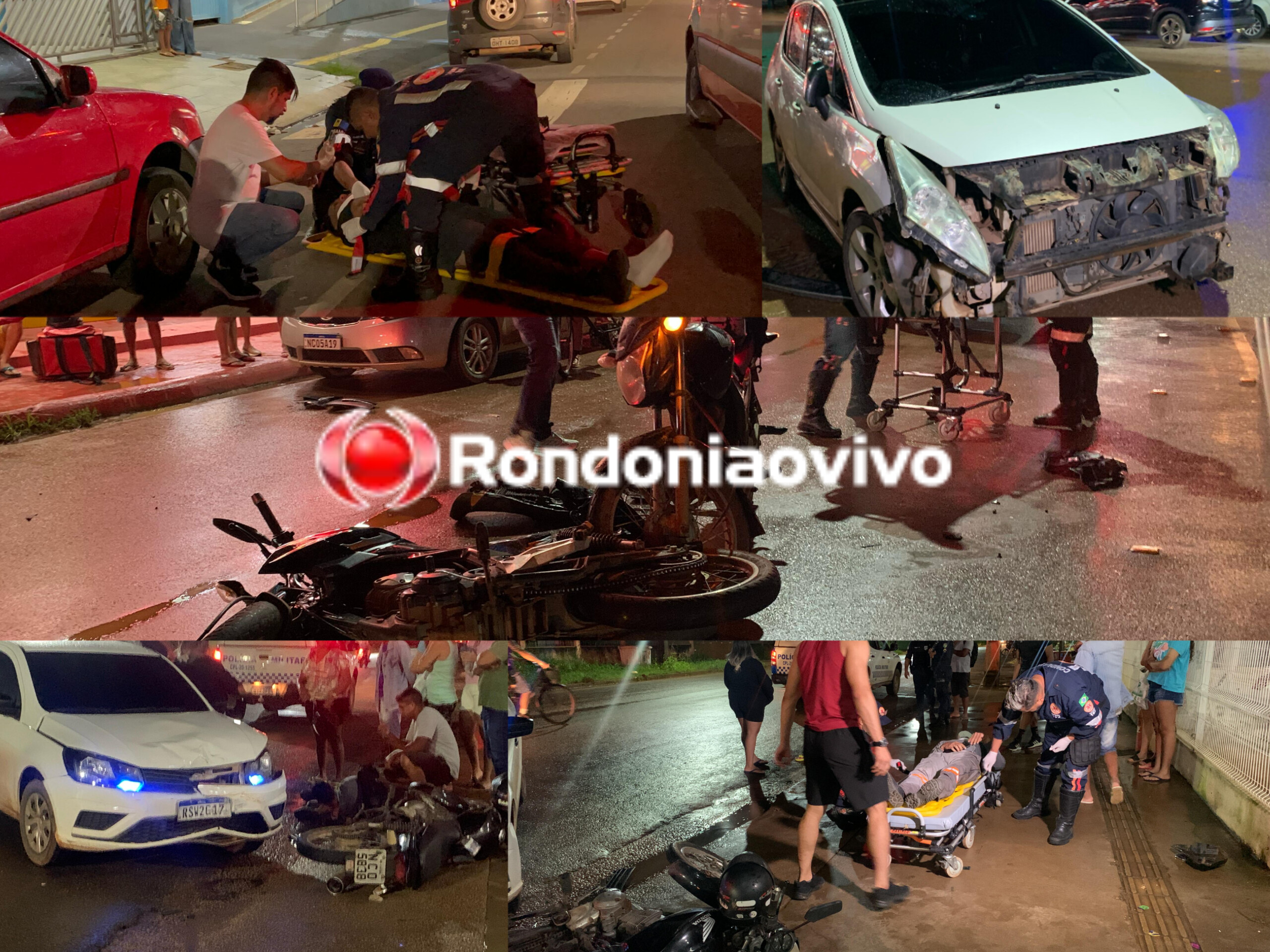 URGENTE: Quatro acidentes são registrados de forma simultânea na capital 