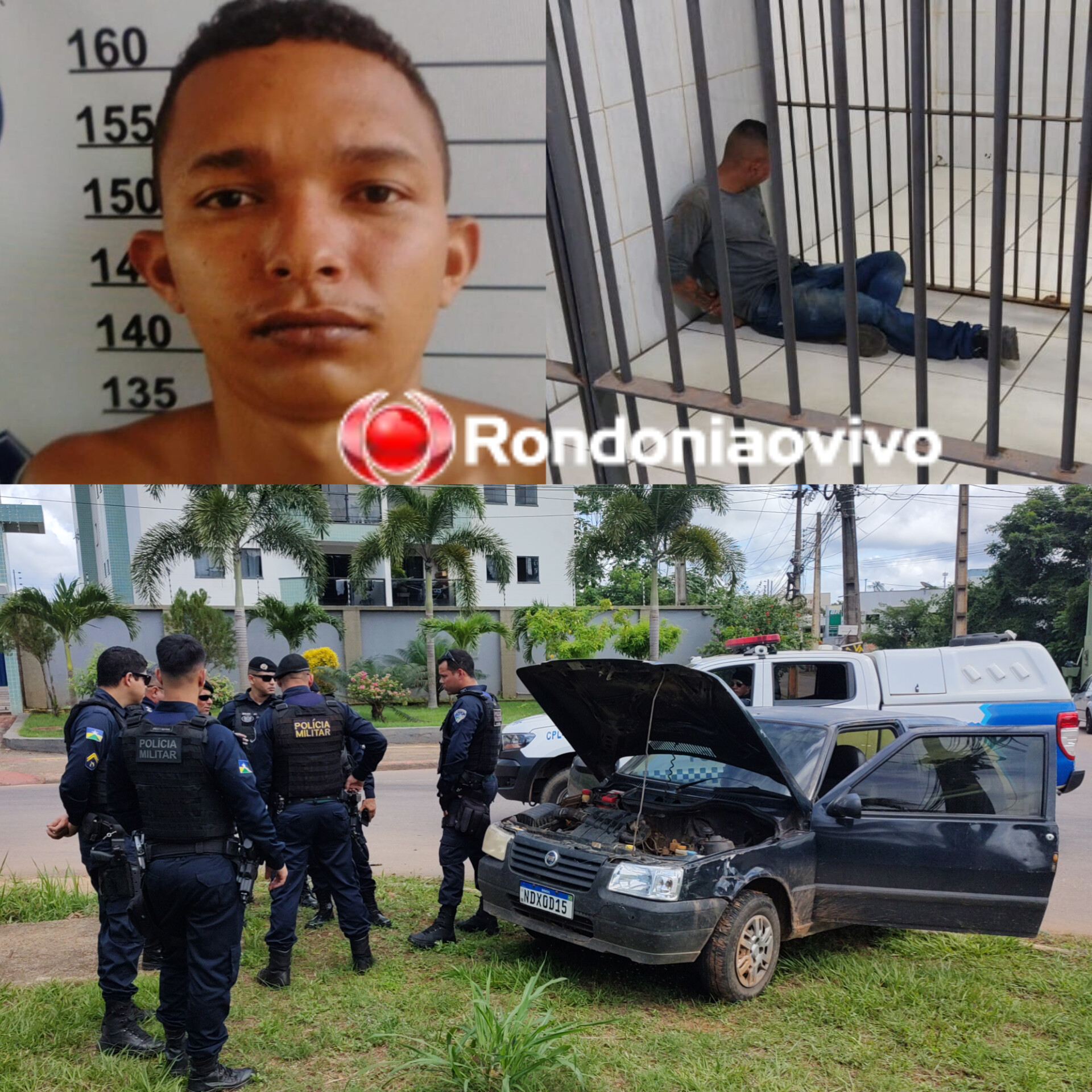 INTENSA FUGA: Ação da Homicídios e PM resulta na prisão de ladrão de residência 