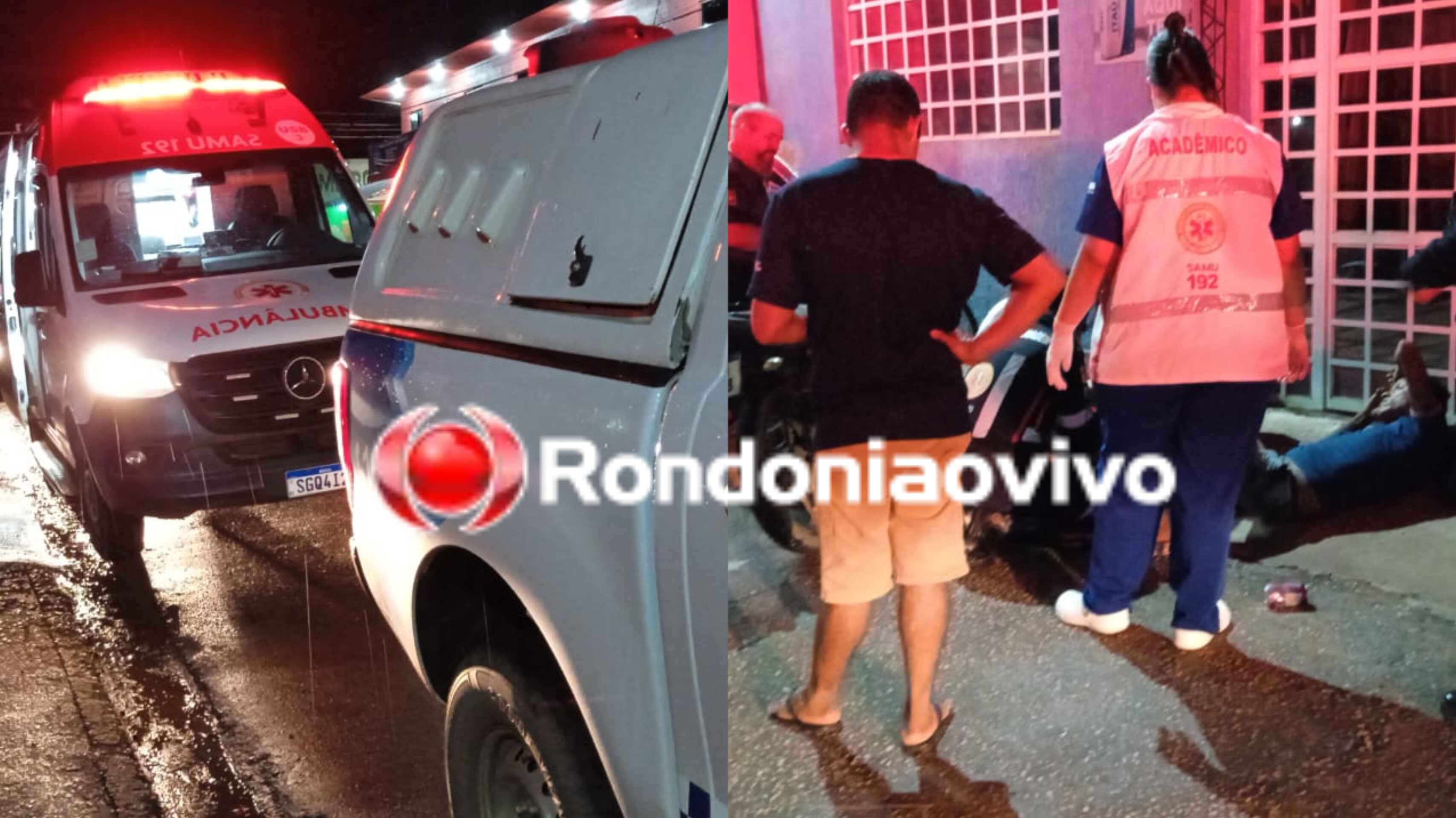 OMISSÃO DE SOCORRO: Motociclista foge após atropelar pedestre na Plácido de Castro 