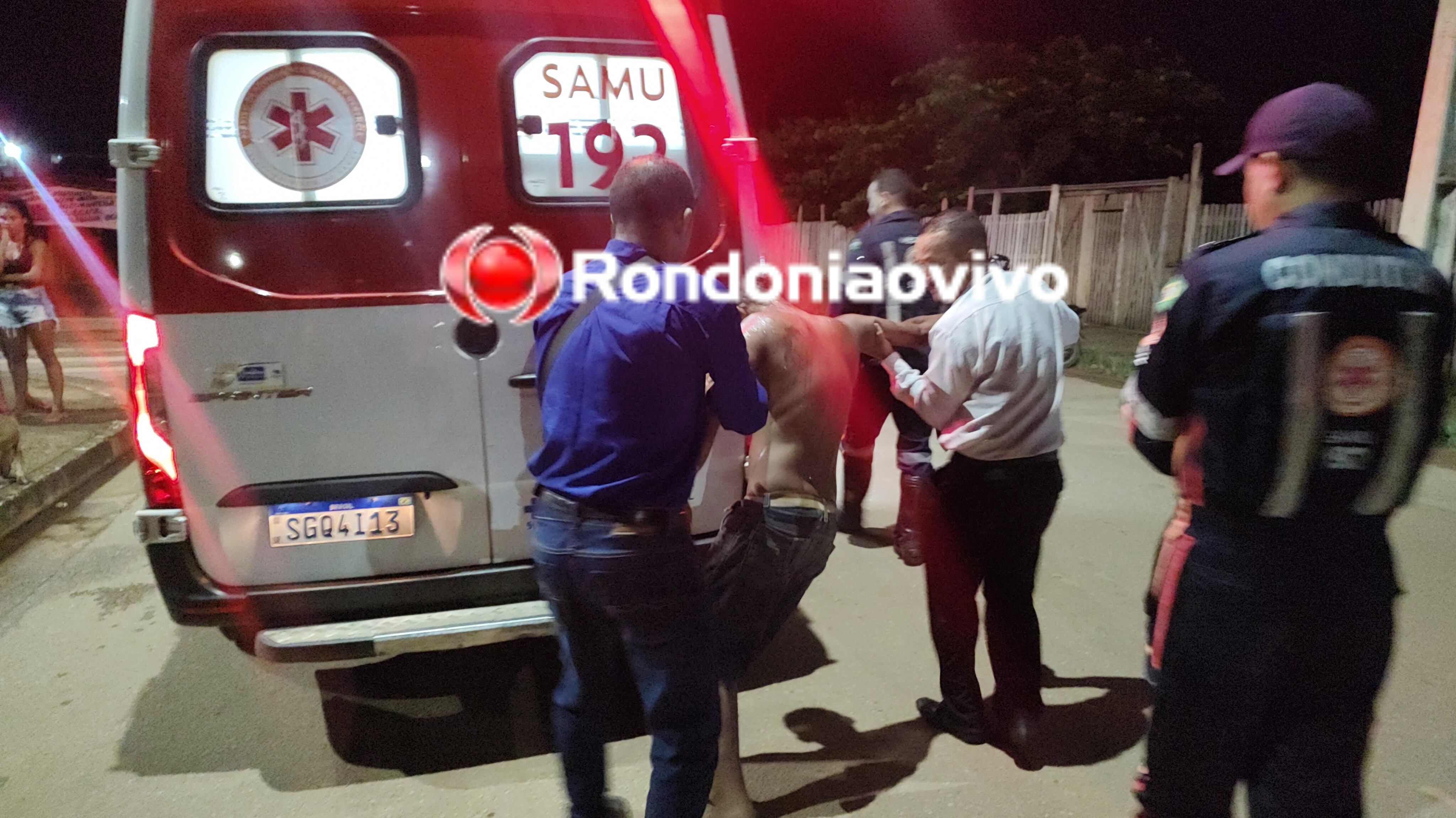 NA CABEÇA: Homem é atacado a pauladas no condomínio Orgulho do Madeira 