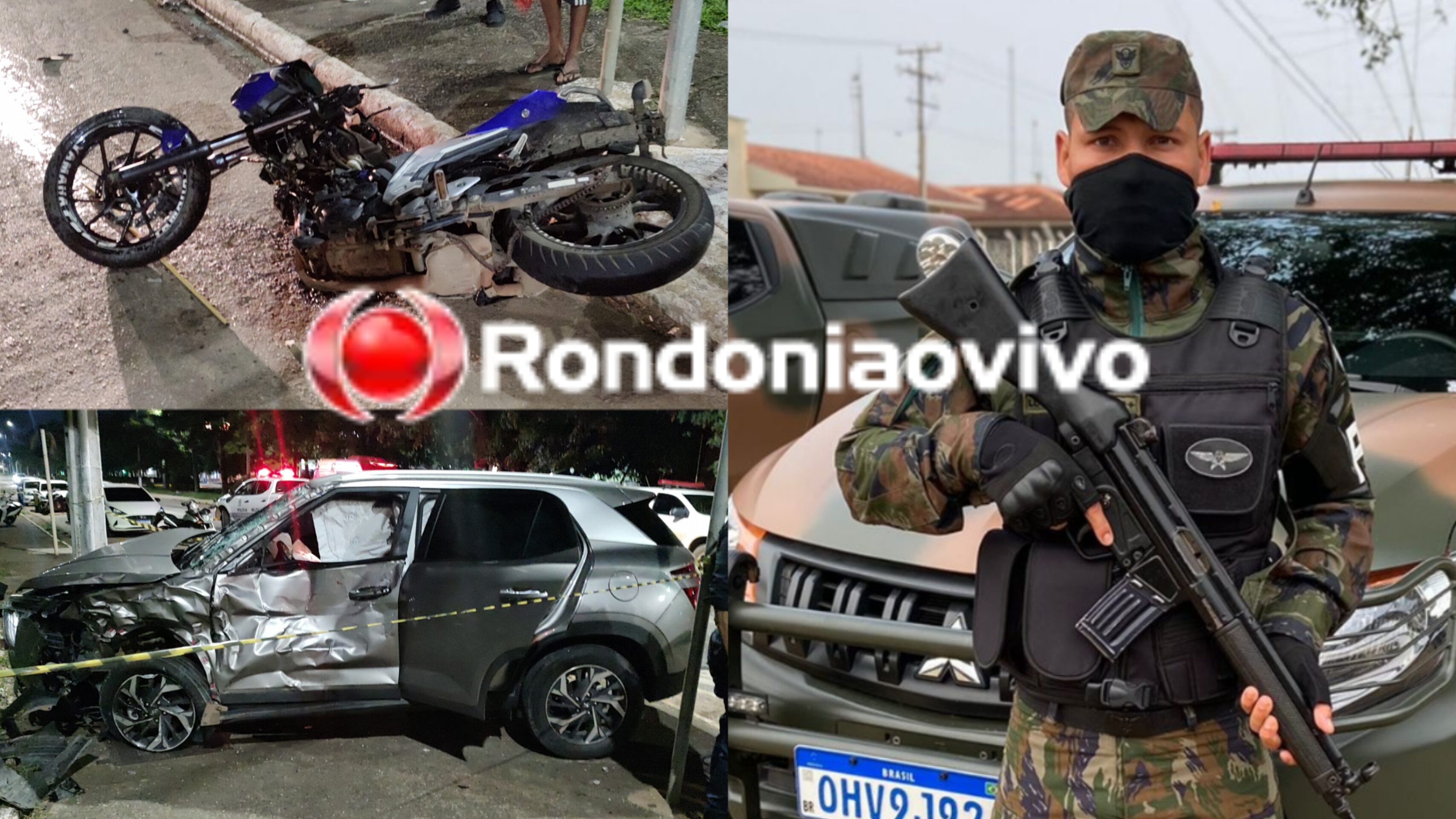 TRÁGICO: Militar da Base Aérea morre e passageiro fica gravemente ferido em acidente