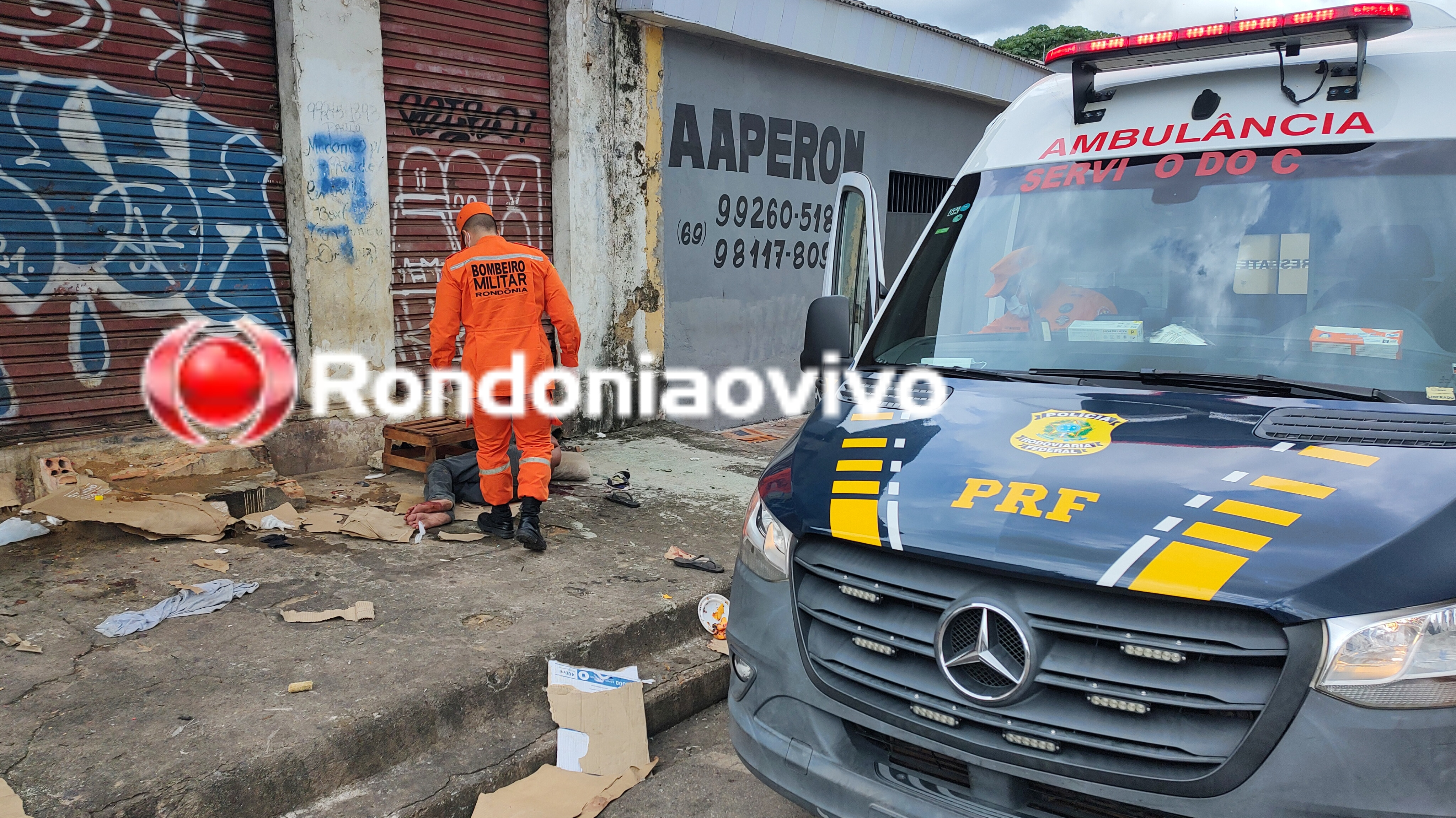 ATACADO: Homem sofre tentativa de homicídio em frente ao Mercado Central