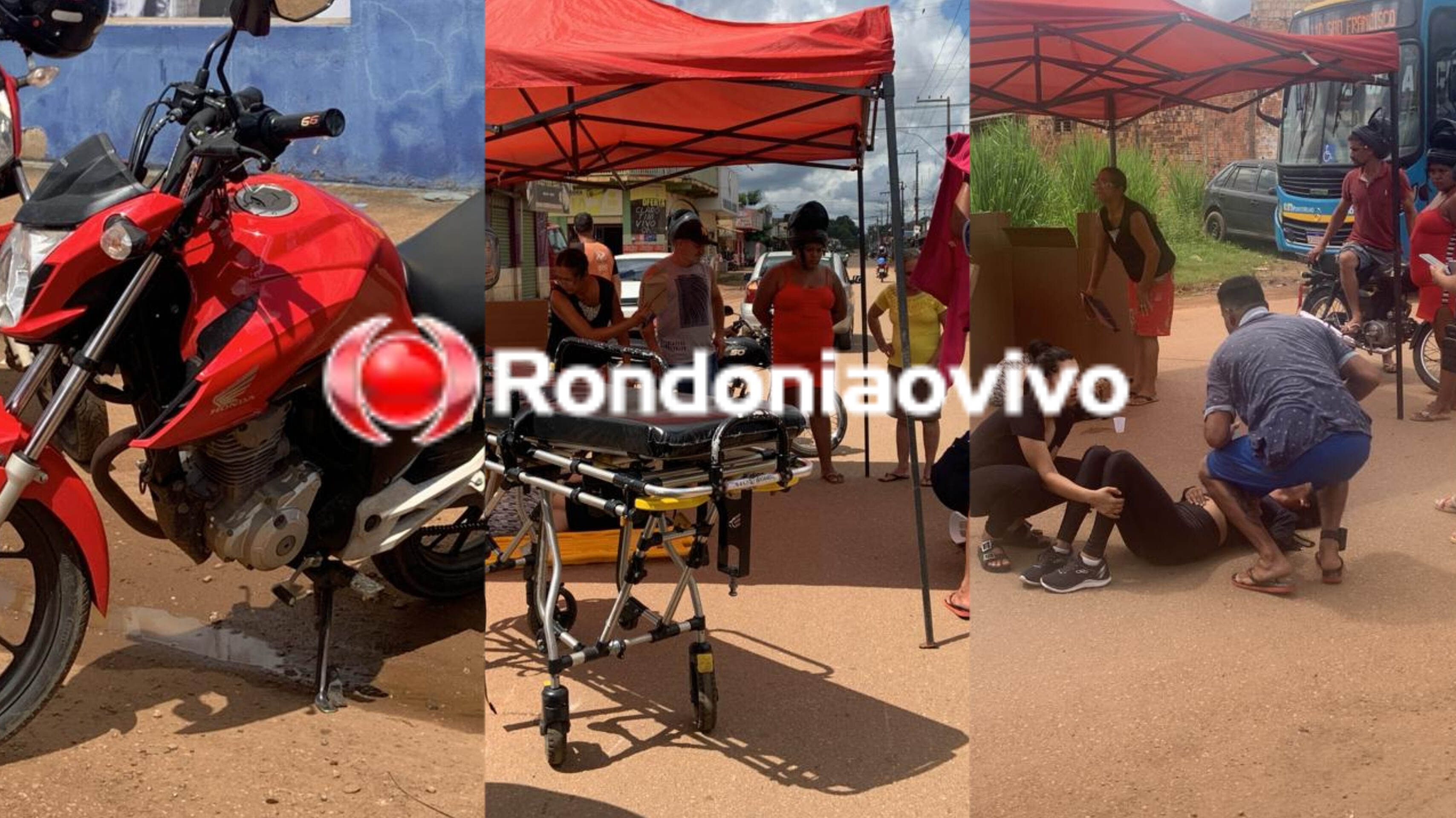 ONDA DE ACIDENTES: Grave atropelamento deixa duas mulheres com ferimentos na zona Leste 