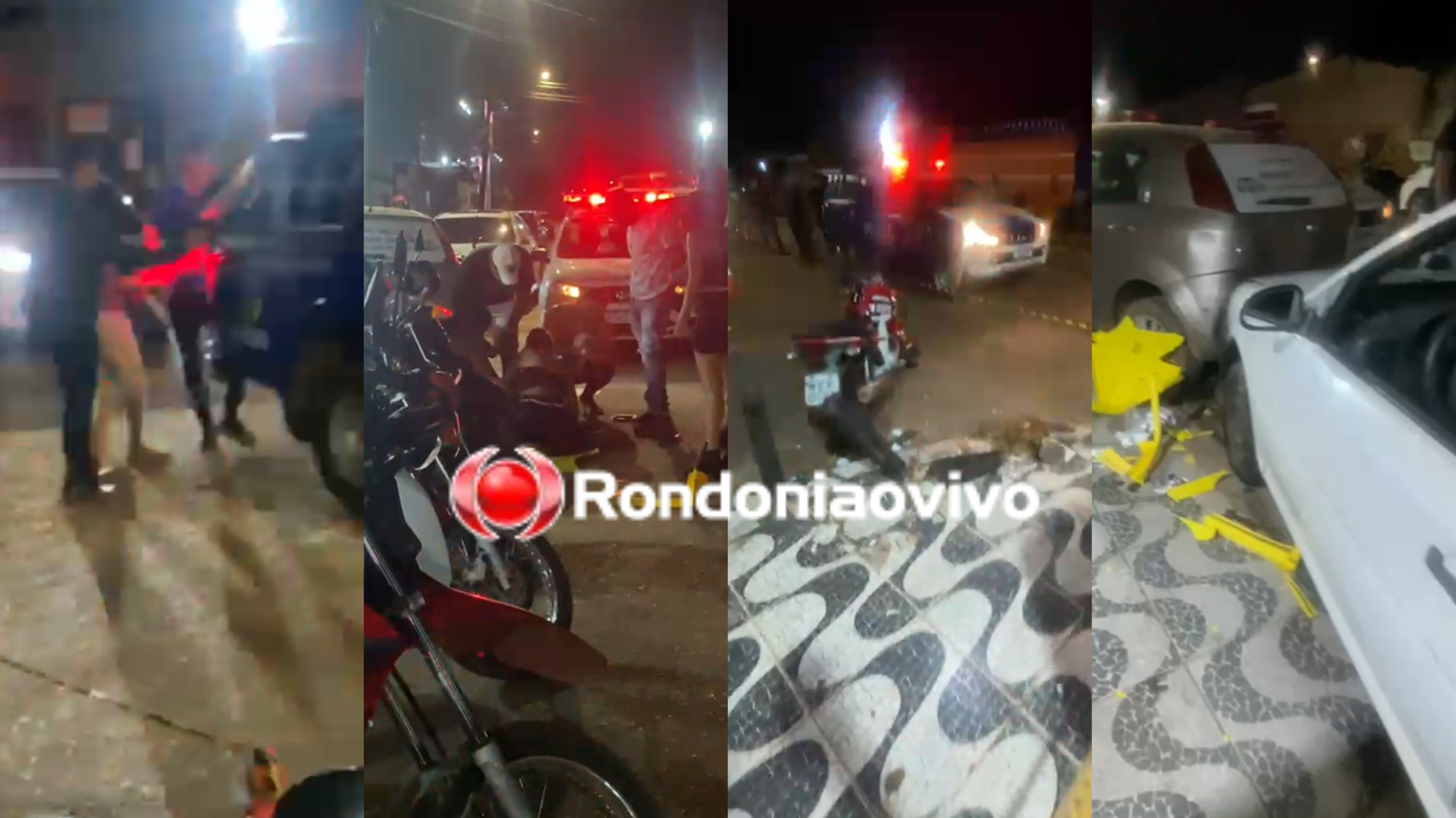 VÍDEO: Motorista bêbado é surrado após atropelar clientes de bar e causar destruição 
