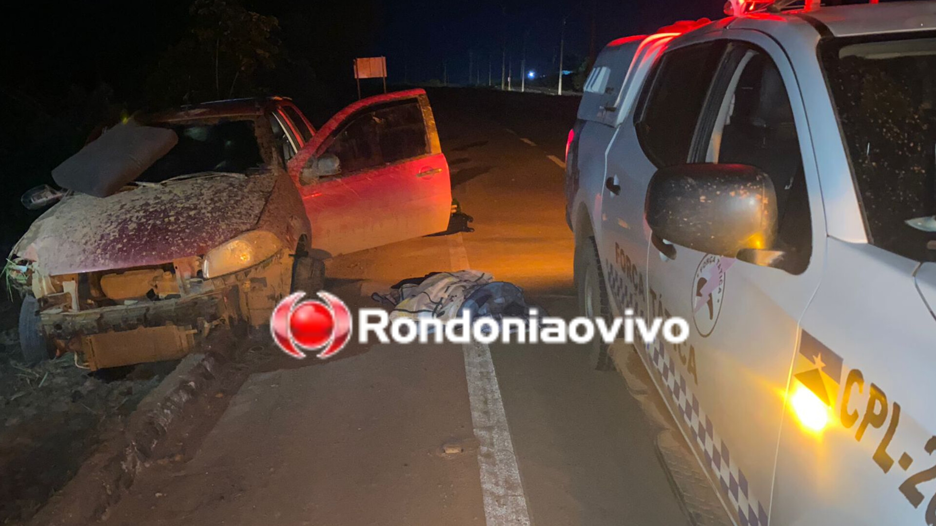 APÓS ROUBO: Assaltantes trocam tiros com a PM e um acaba baleado na BR-364