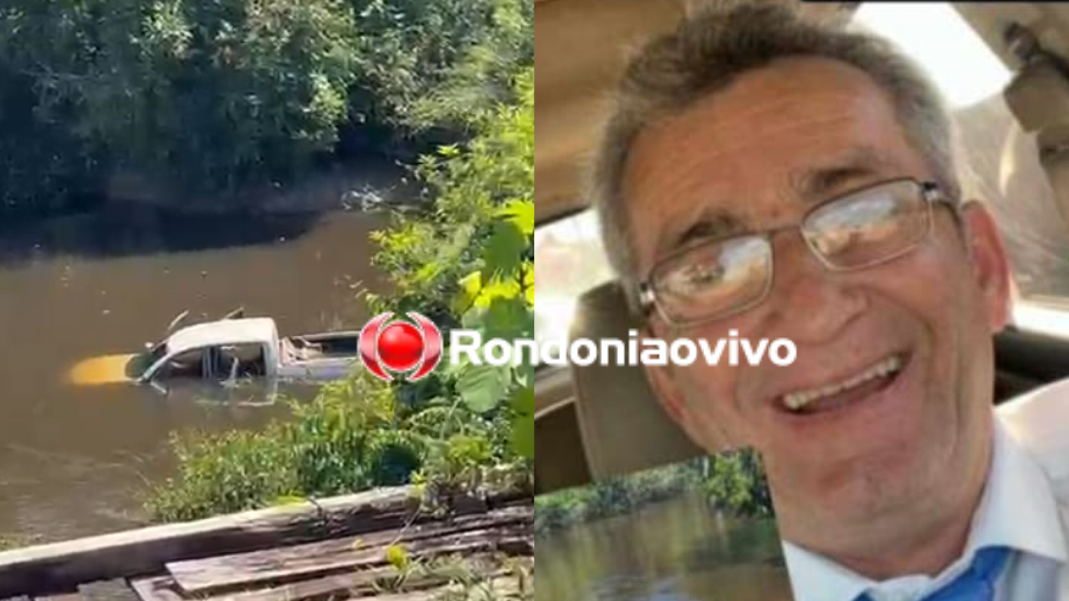 MISTÉRIO: Dono de supermercado desaparece e caminhonete é encontrada em rio