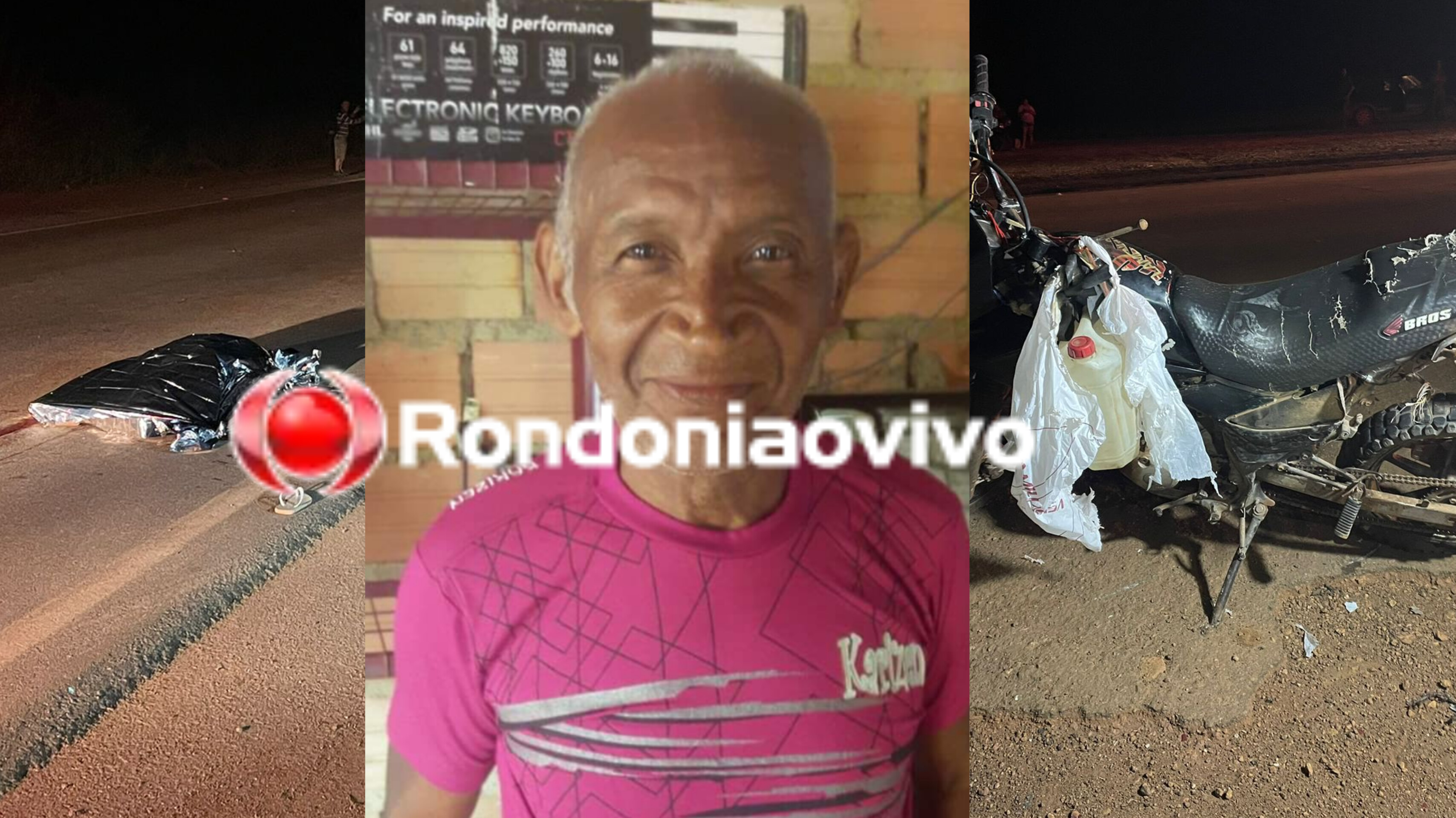 71 ANOS: Passageiro de moto morre após grave acidente na BR-319