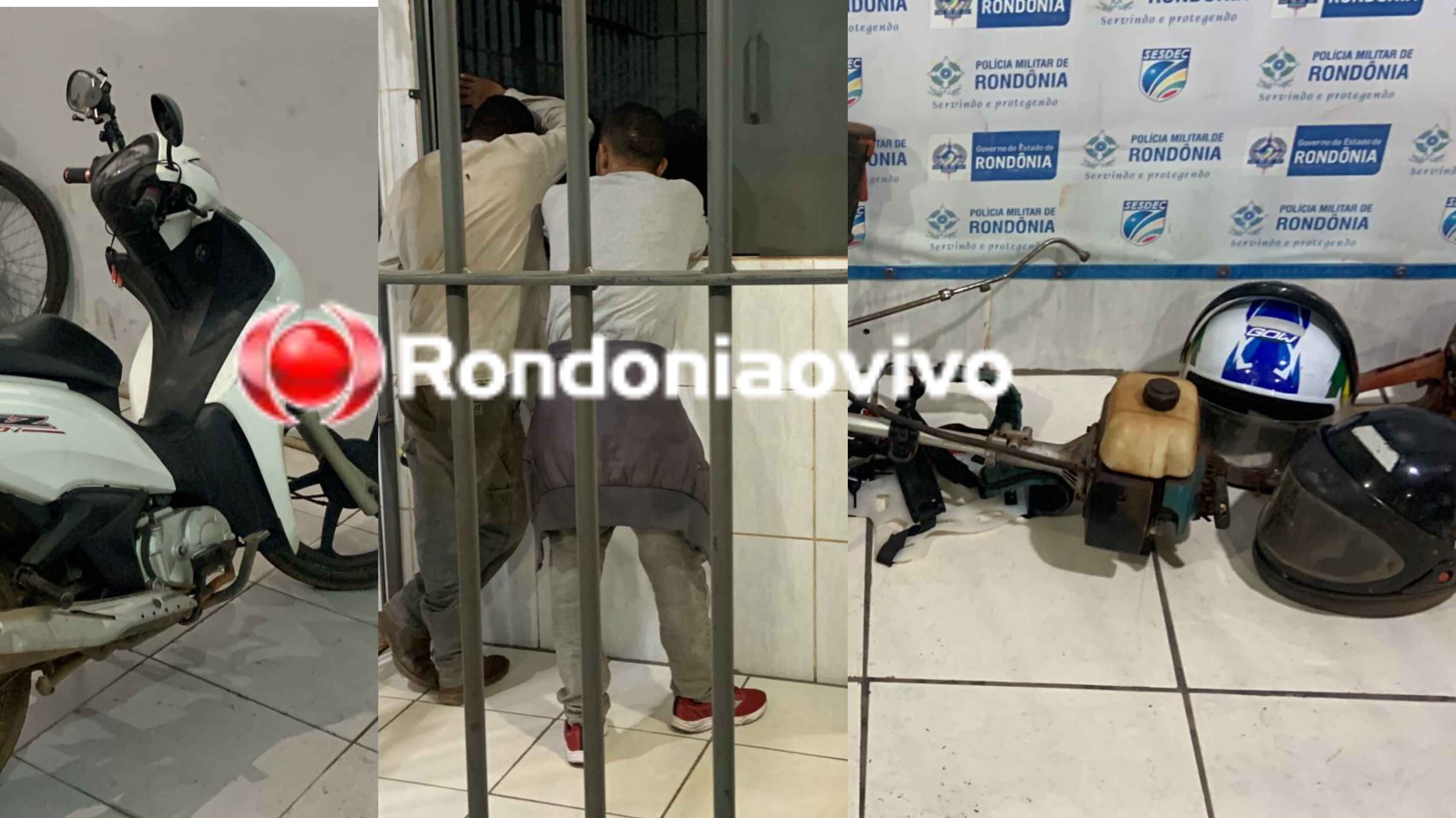 PEGA LADRÃO: Dupla que roubou motosserra e roçadeira de idoso no sítio é presa em fuga na BR-319