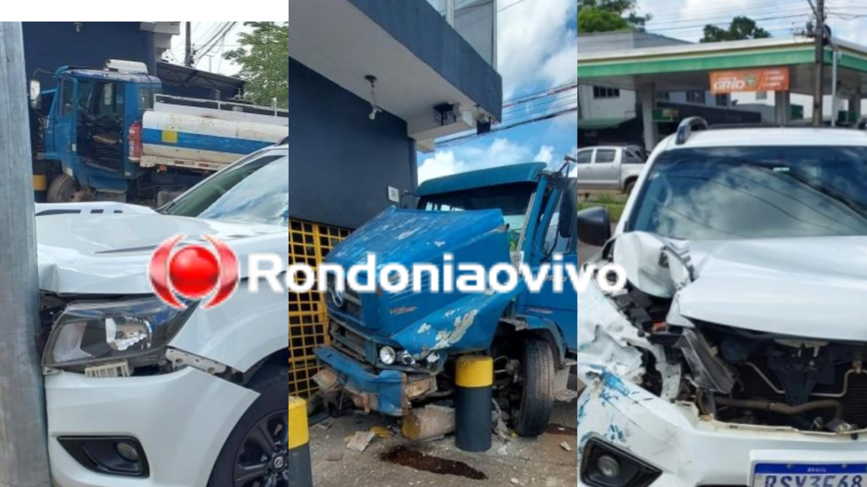 FORTE COLISÃO: Viatura do Exército Brasileiro é atingida por caminhão tanque 