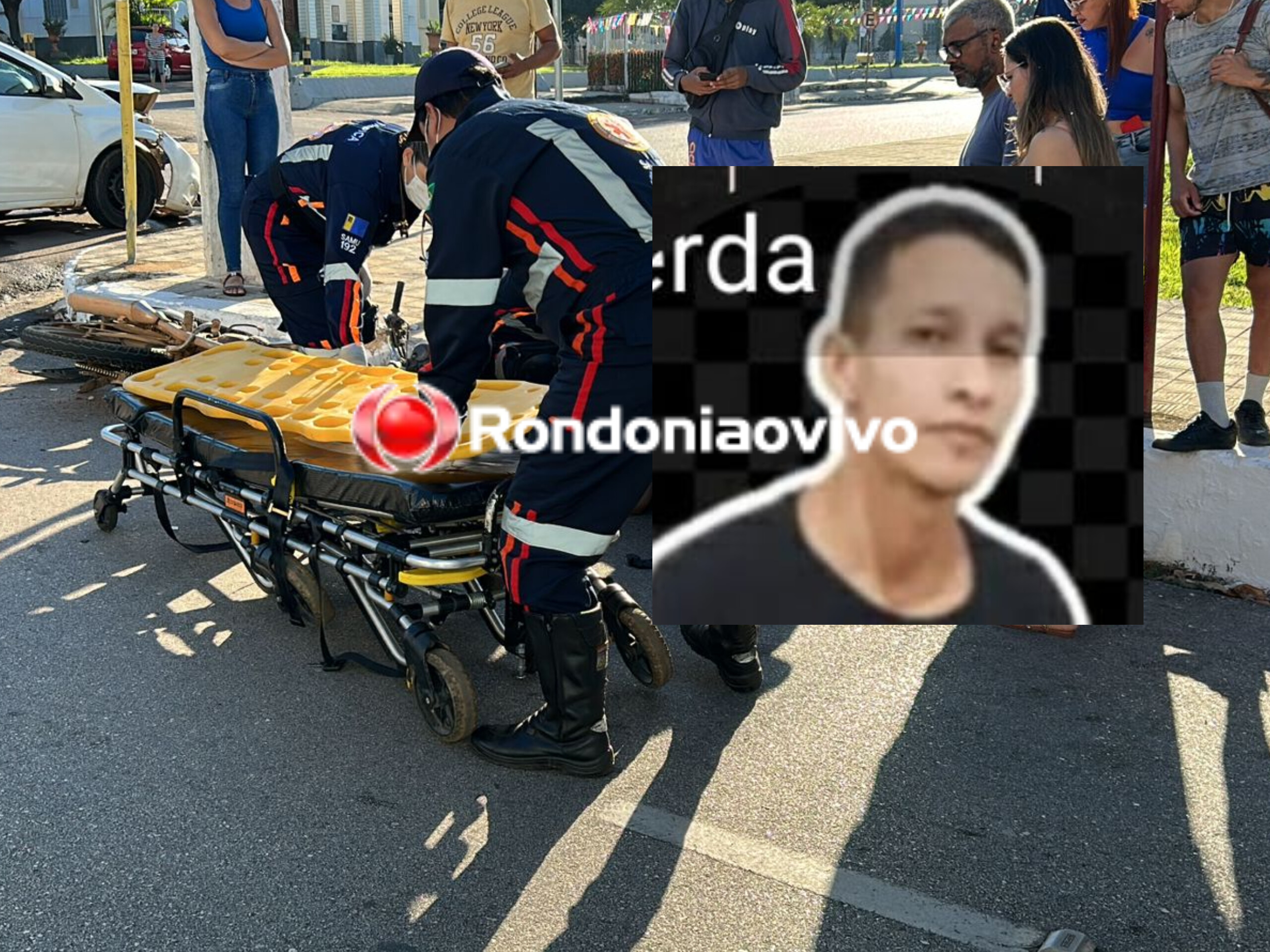 NÃO SUPORTOU: Morre motociclista vítima de grave acidente em frente a Catedral 