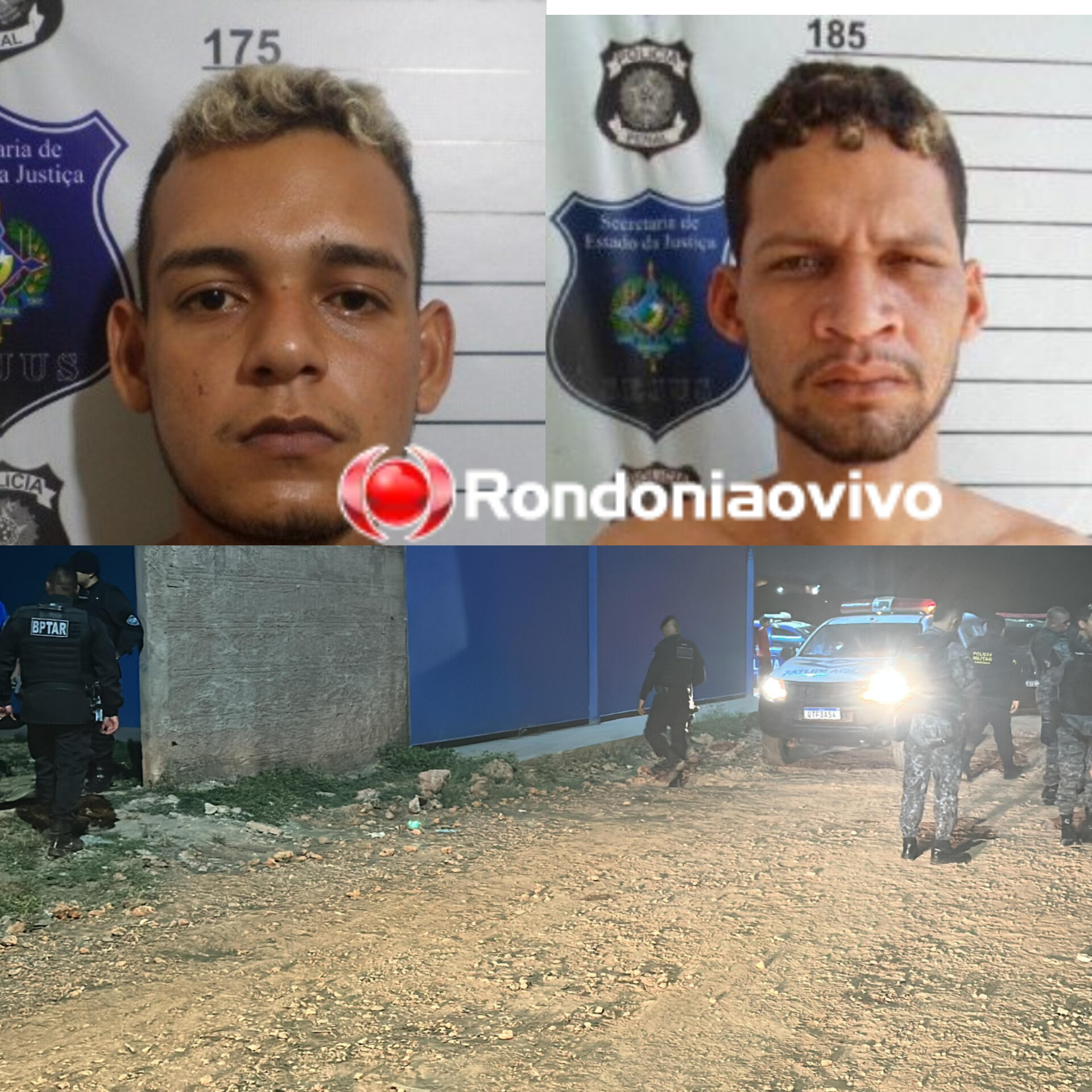 IDENTIFICADOS: Criminosos são baleados em confronto com o BPTAR após roubo de arma de sargento 