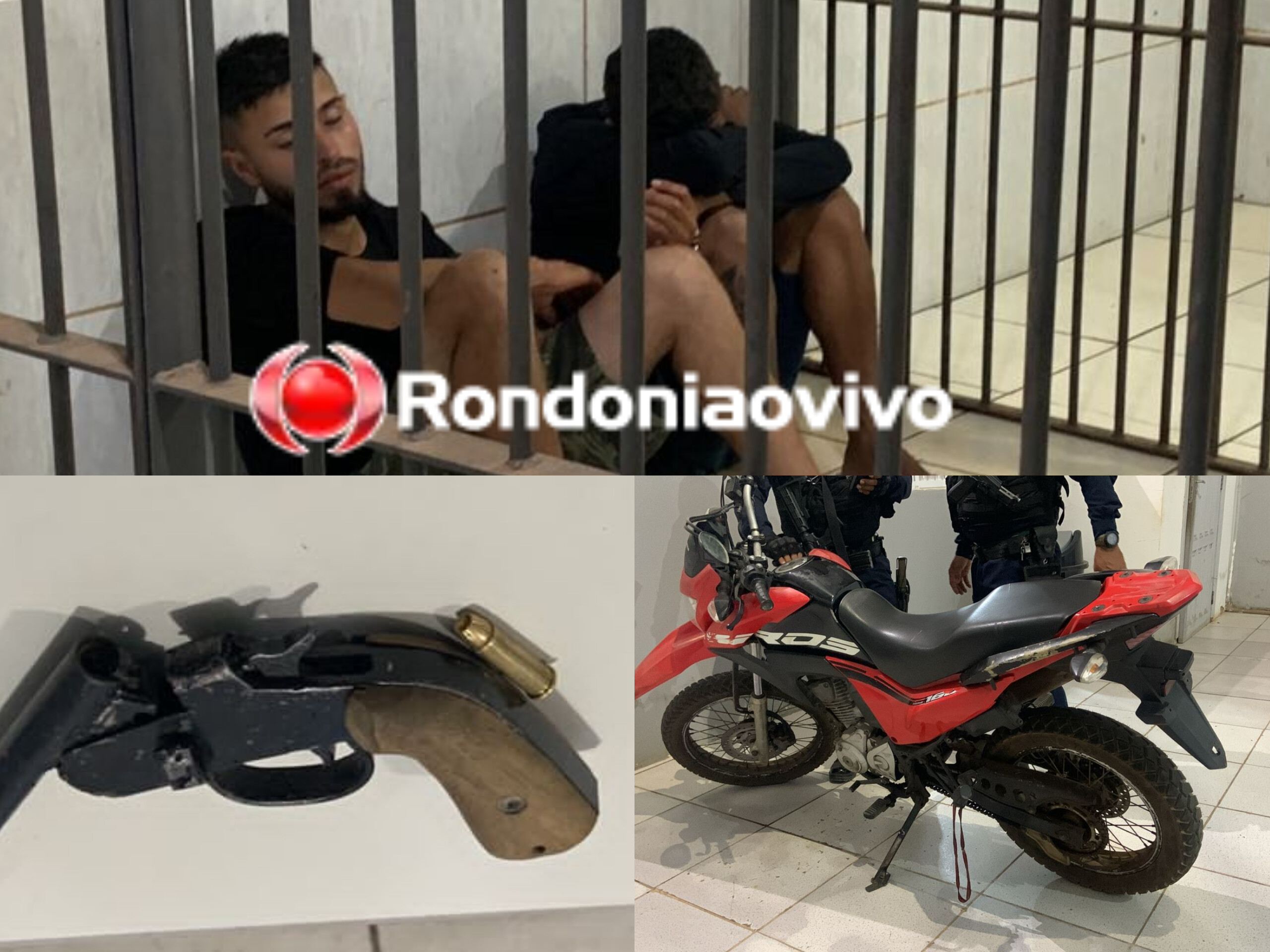 AÇÃO DO BPTAR: Foragido e comparsa do PCC são presos armados em Bros sem placa