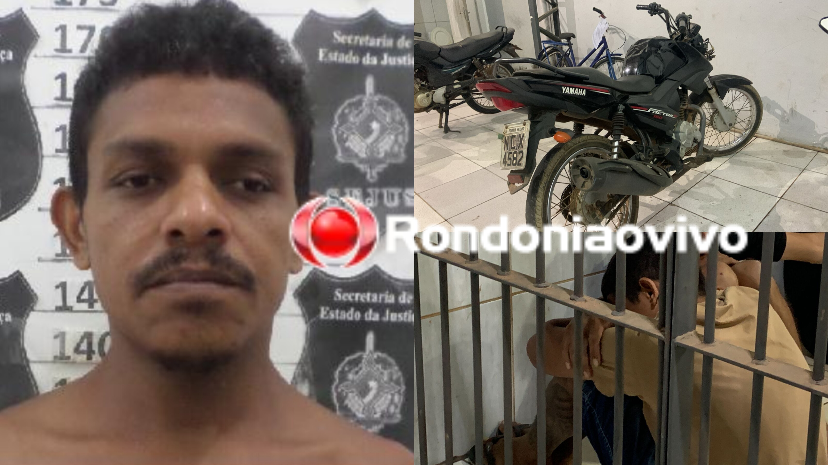 'TÔ INVISÍVEL': Foragido passa na frente da PM com farol de moto roubada apagado 