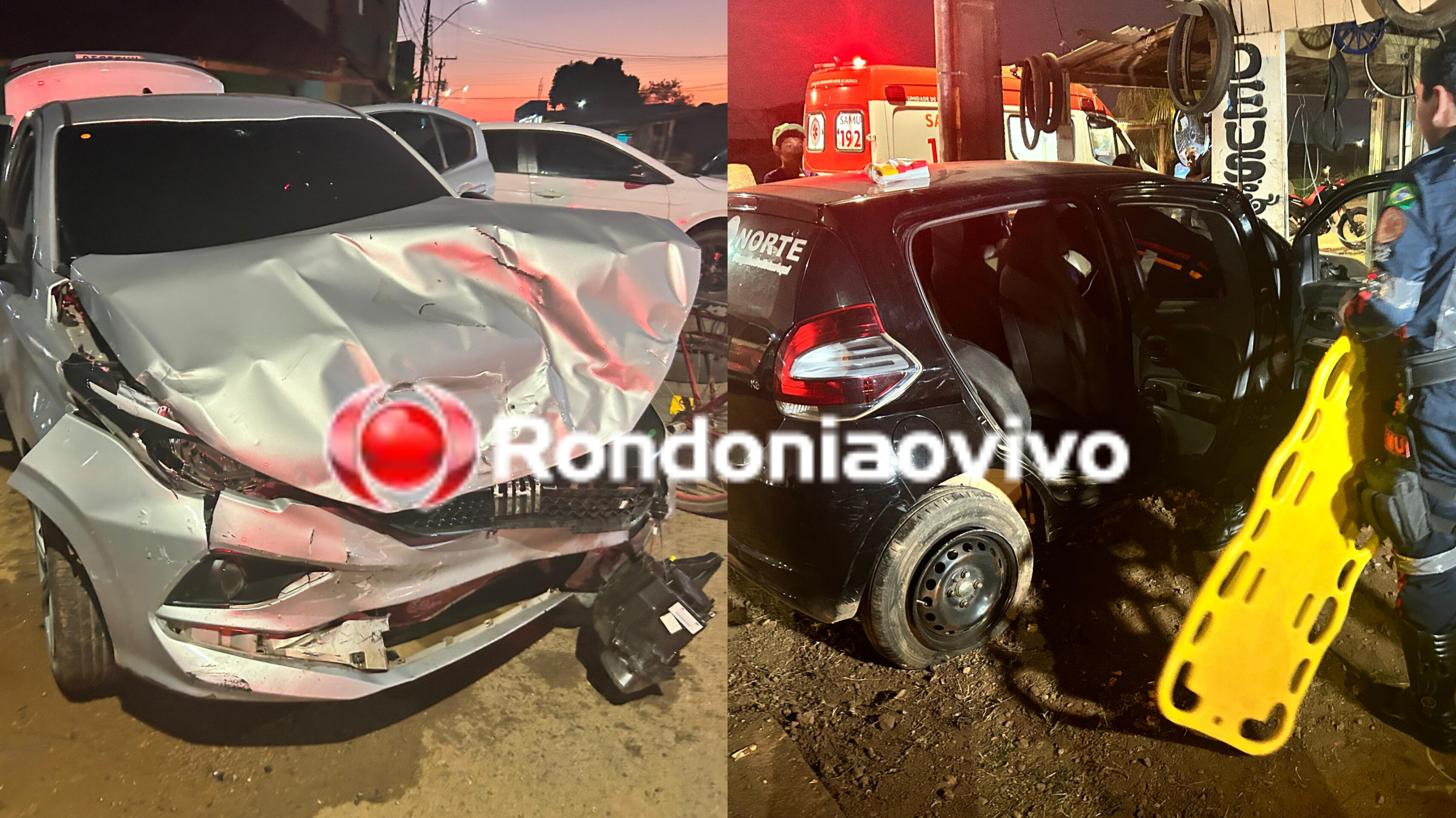 SEIS PESSOAS: Grave colisão entre carros de aplicativo deixa vários feridos